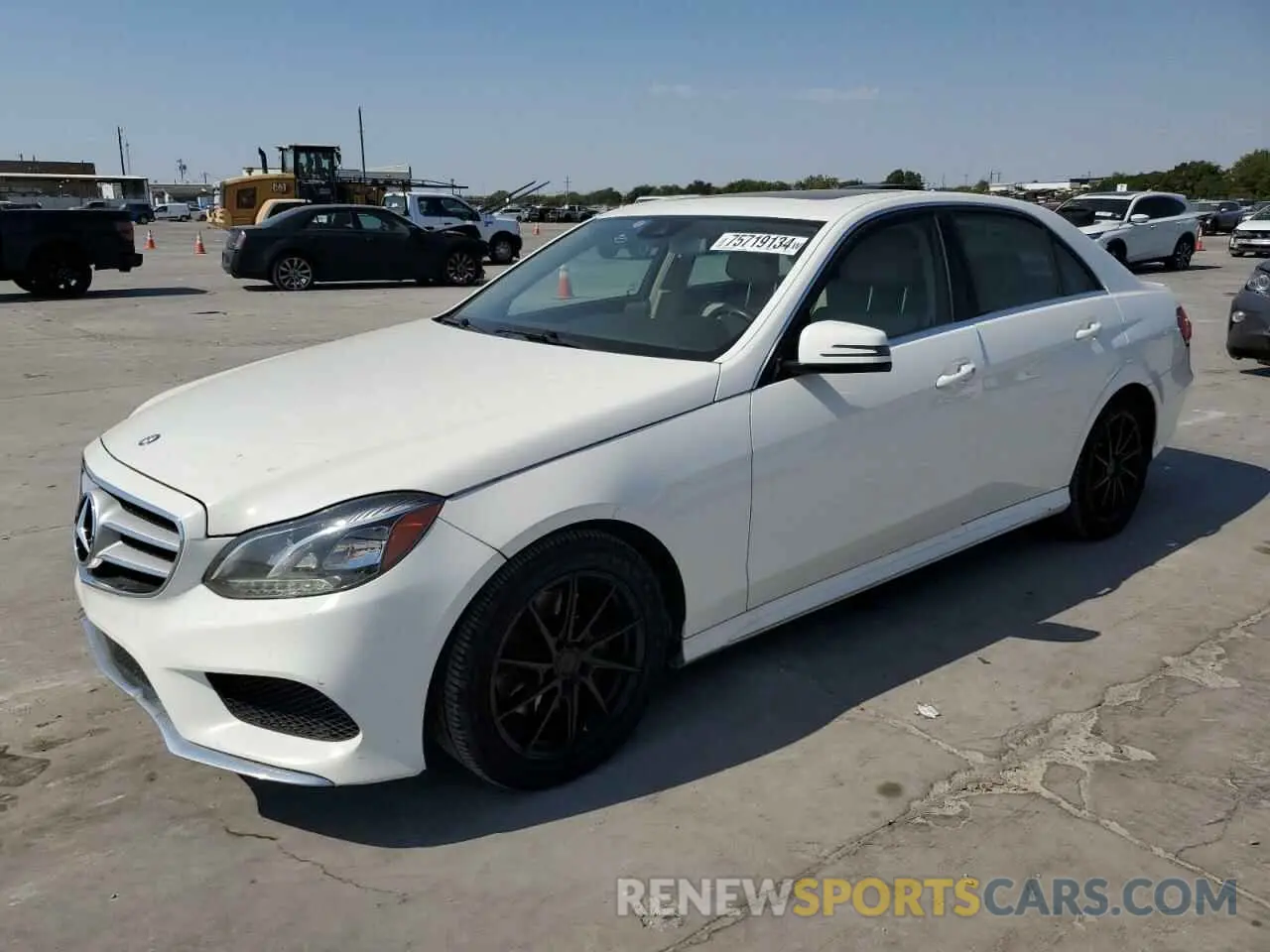 1 Photograph of a damaged car WDDHF9HB7EA883887 MERCEDES-BENZ E-CLASS 2014