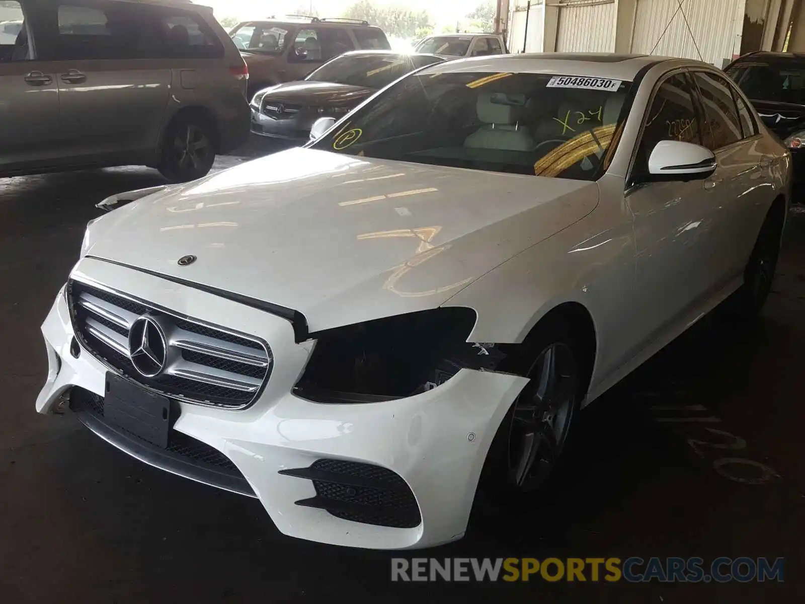 2 Photograph of a damaged car WDDZF4JB4KA614243 MERCEDES-BENZ E CLASS 2019