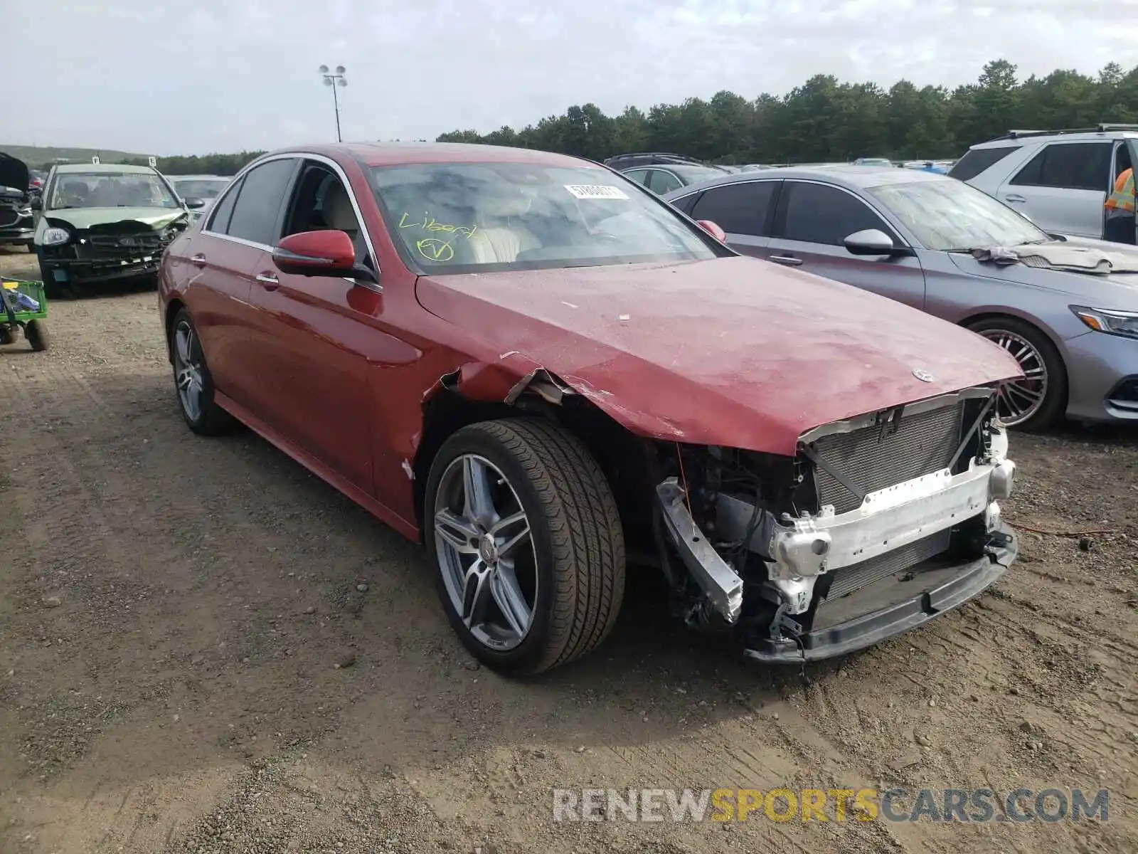 1 Photograph of a damaged car WDDZF4JB5KA580913 MERCEDES-BENZ E-CLASS 2019