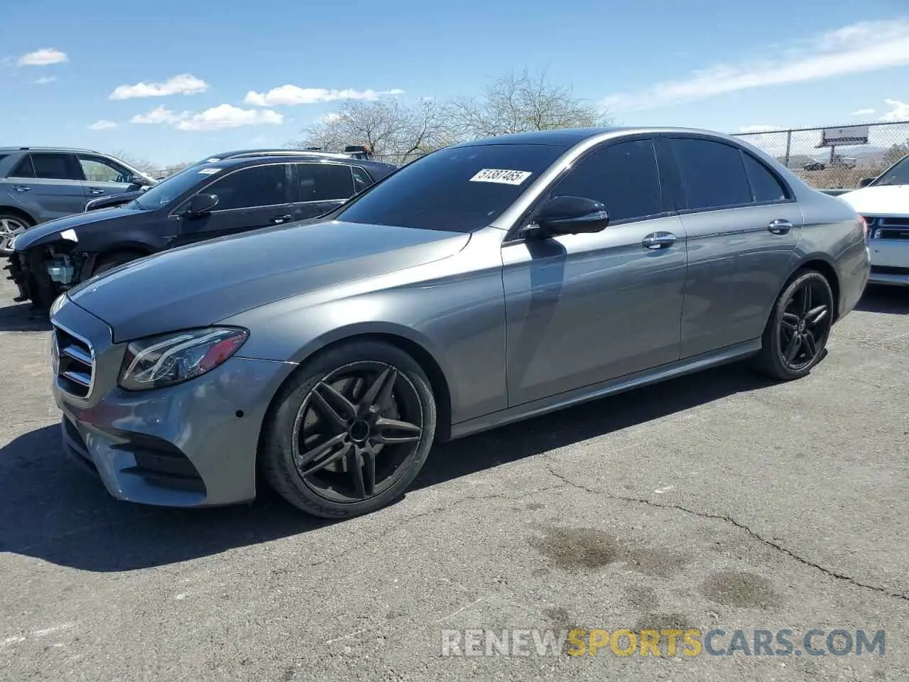1 Photograph of a damaged car WDDZF4JBXKA553402 MERCEDES-BENZ E-CLASS 2019