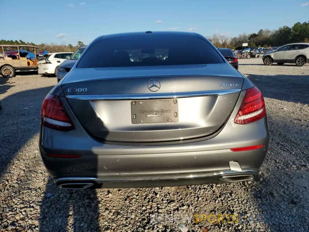 6 Photograph of a damaged car WDDZF4KB1KA525986 MERCEDES-BENZ E-CLASS 2019