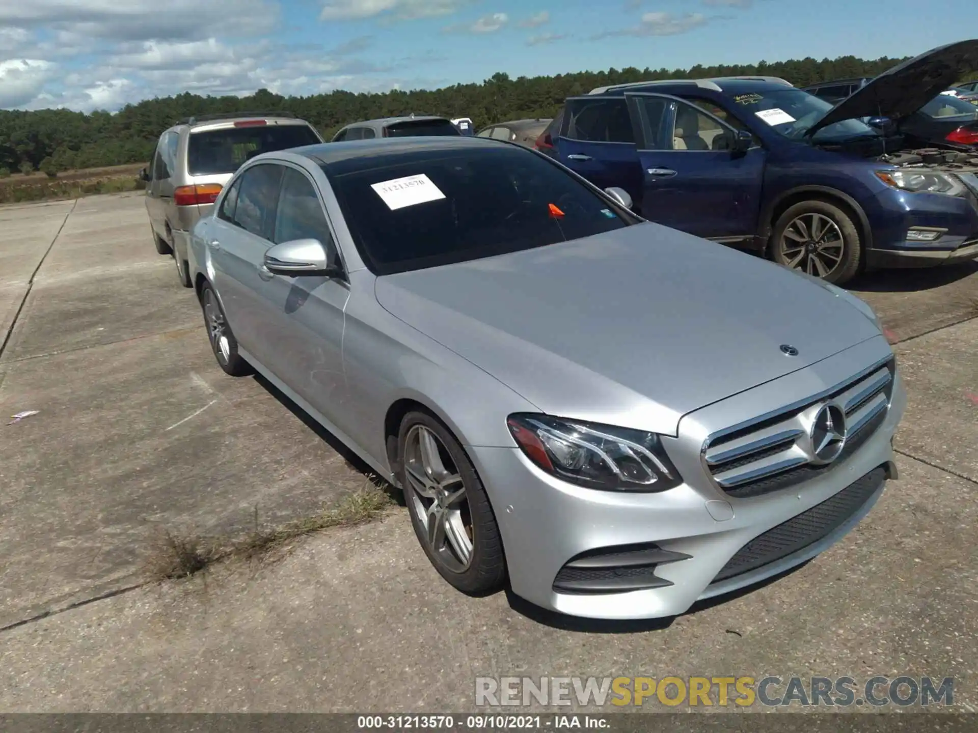 1 Photograph of a damaged car WDDZF4KB3KA628486 MERCEDES-BENZ E-CLASS 2019