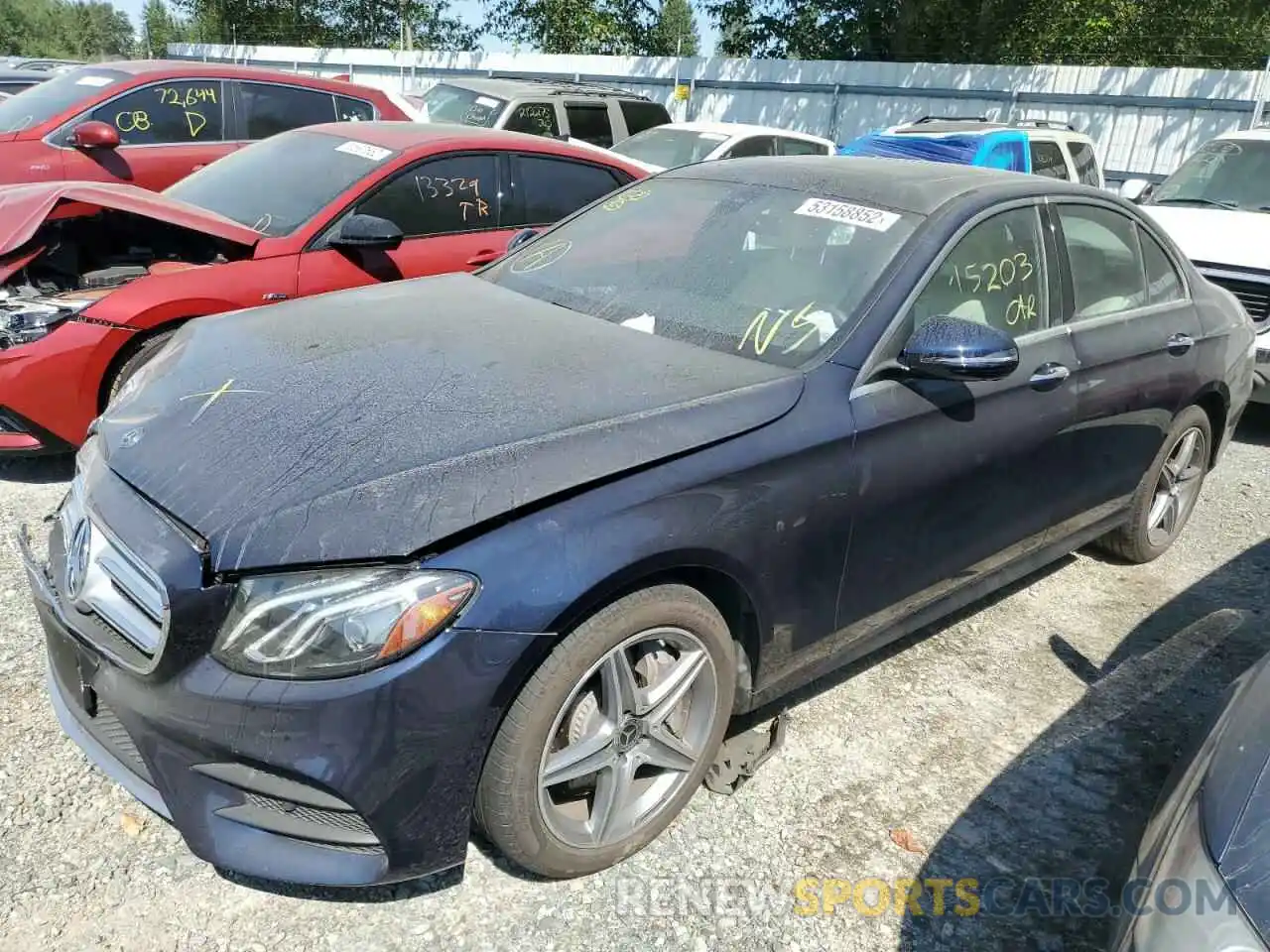 2 Photograph of a damaged car WDDZF4KB6KA554819 MERCEDES-BENZ E-CLASS 2019