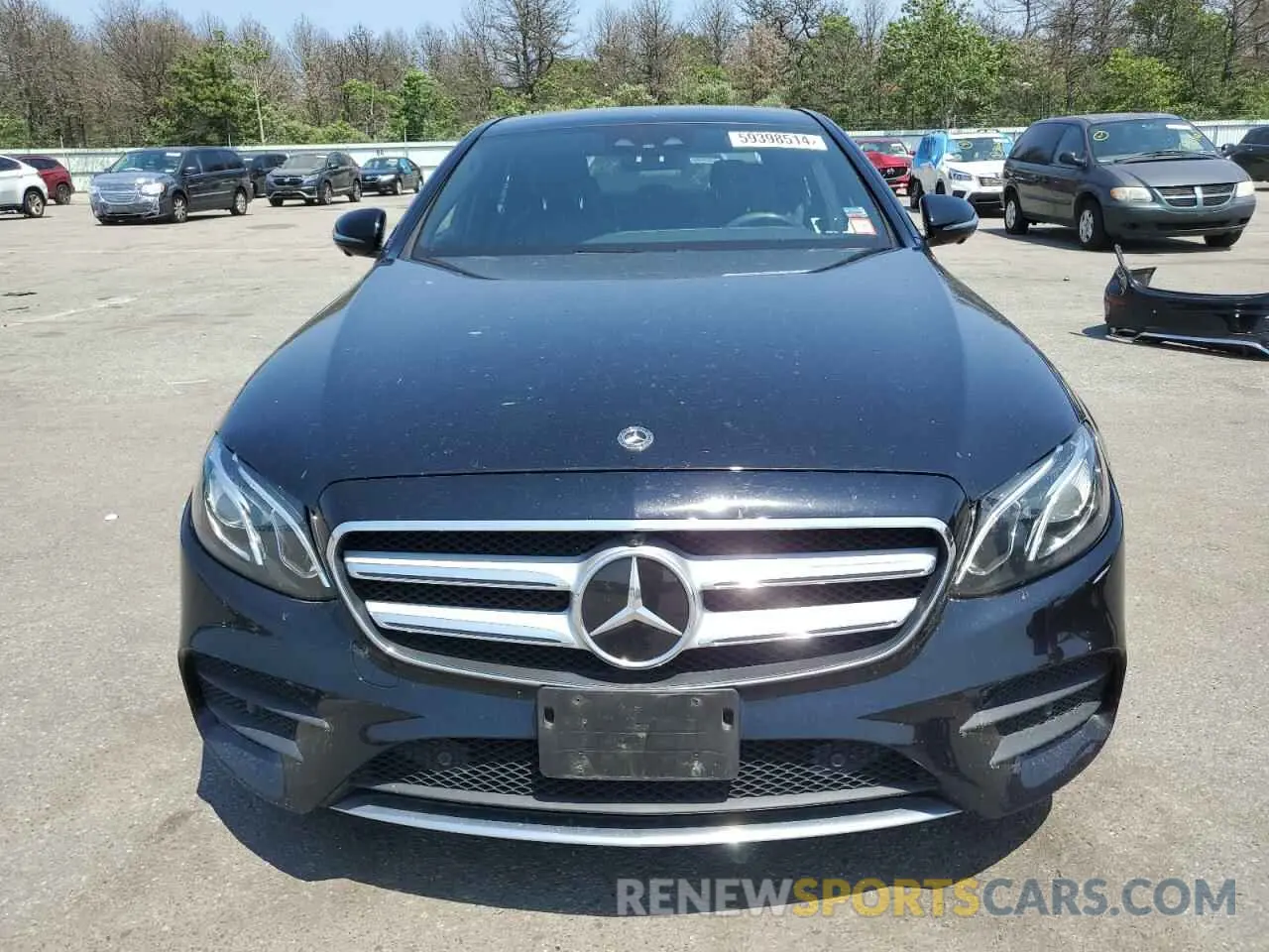 5 Photograph of a damaged car WDDZF4KB6KA601203 MERCEDES-BENZ E-CLASS 2019