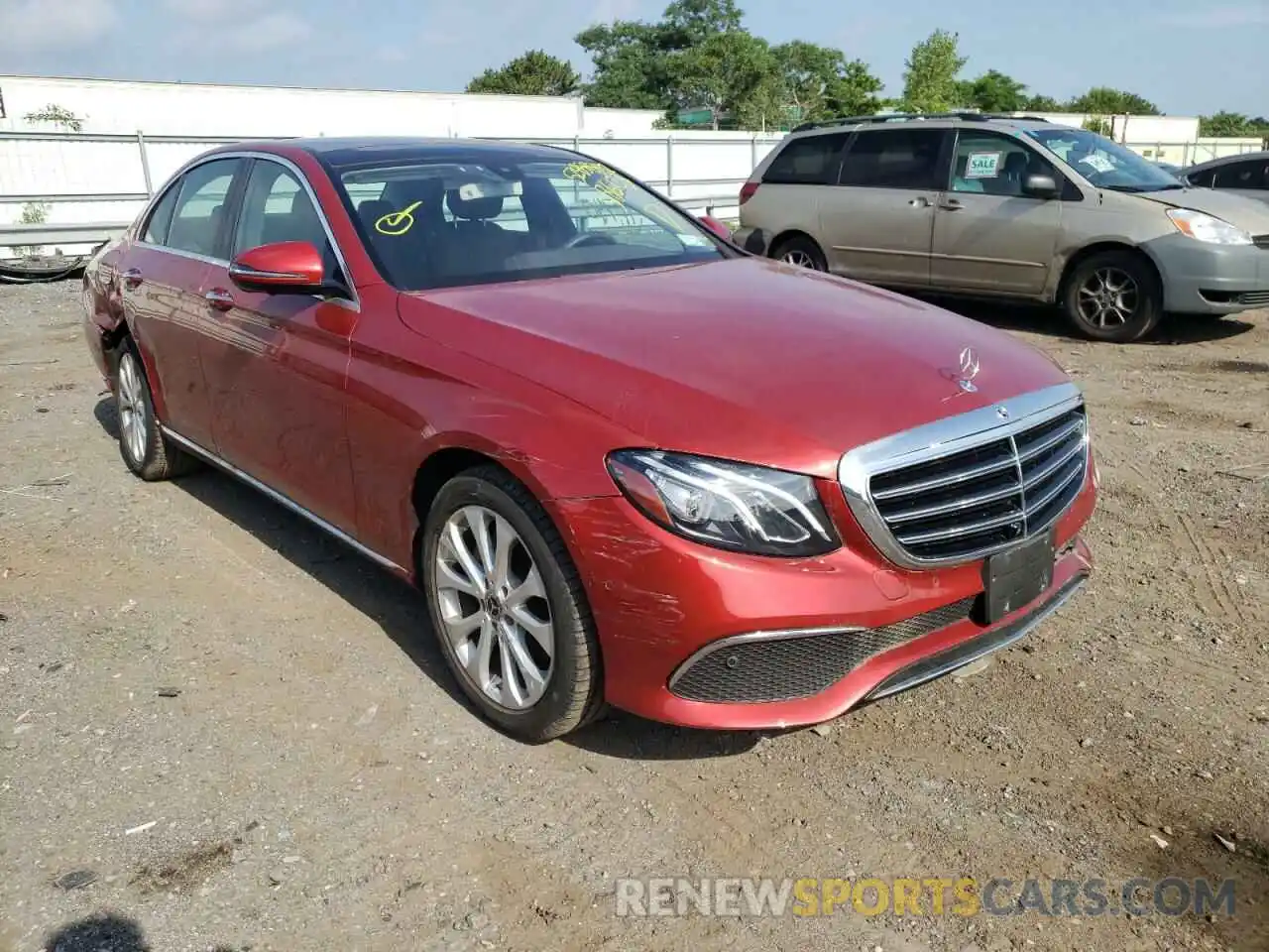 1 Photograph of a damaged car WDDZF4KB8KA586123 MERCEDES-BENZ E-CLASS 2019