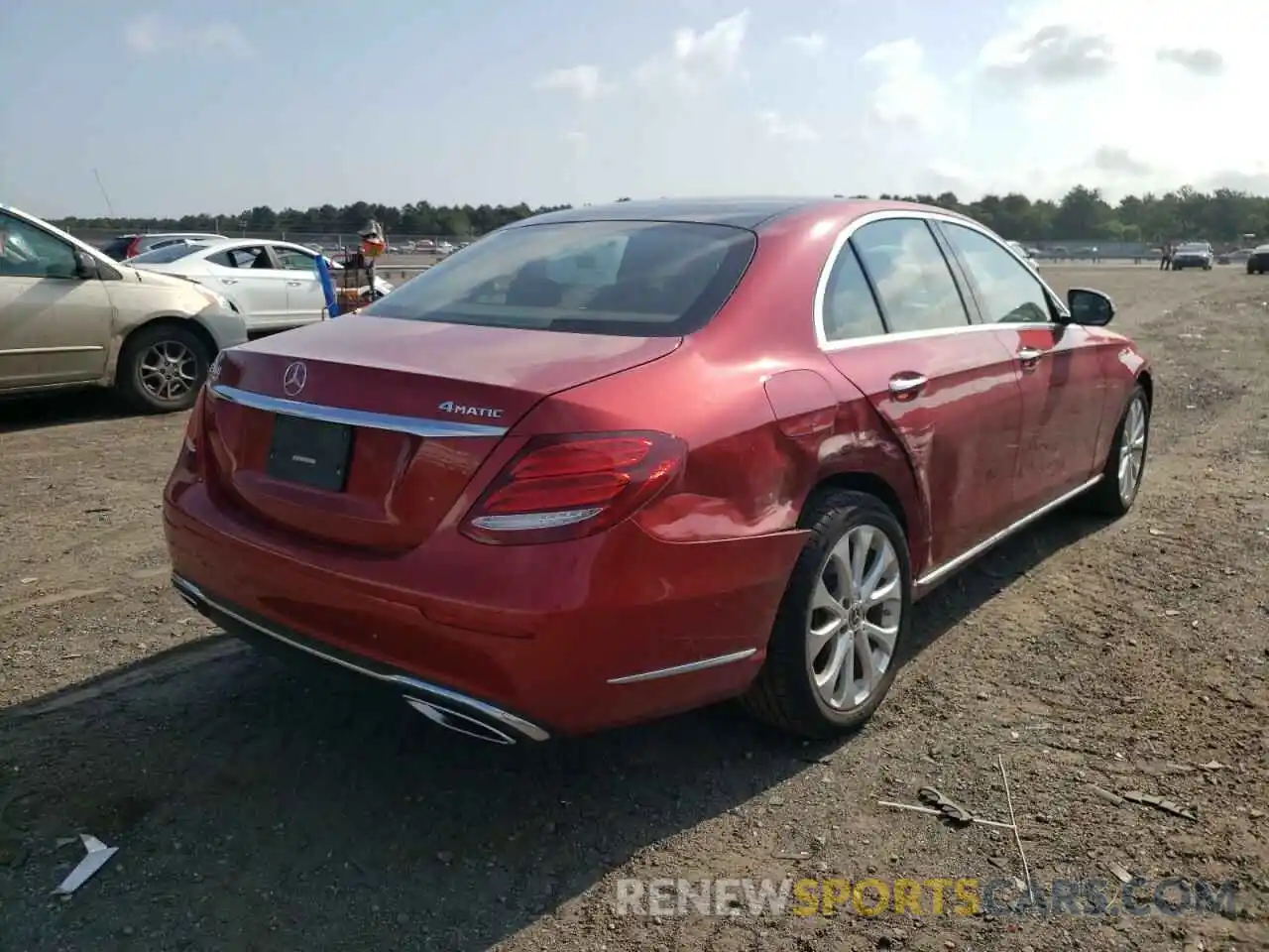 4 Photograph of a damaged car WDDZF4KB8KA586123 MERCEDES-BENZ E-CLASS 2019