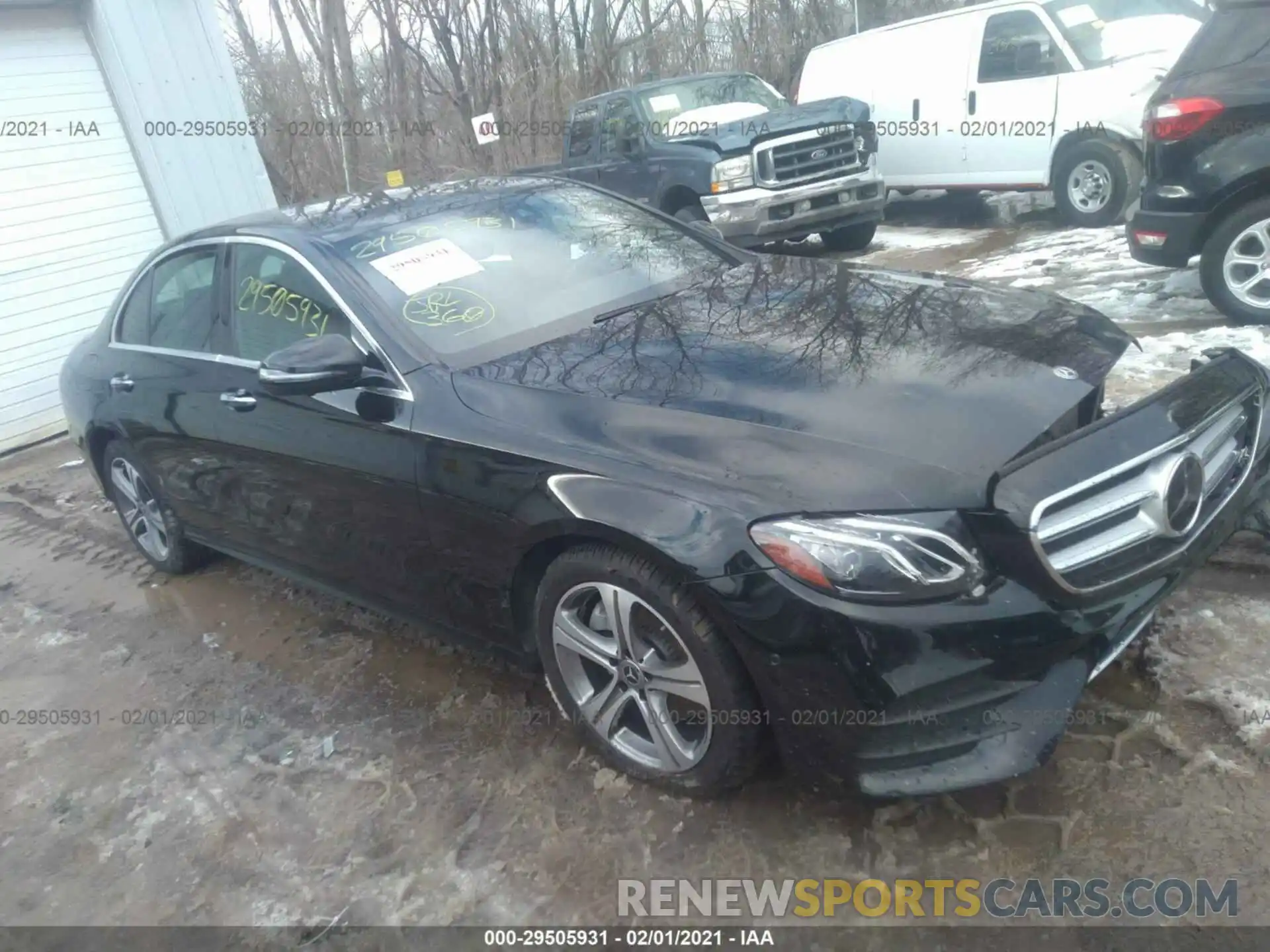 1 Photograph of a damaged car WDDZF4KBXKA568934 MERCEDES-BENZ E-CLASS 2019