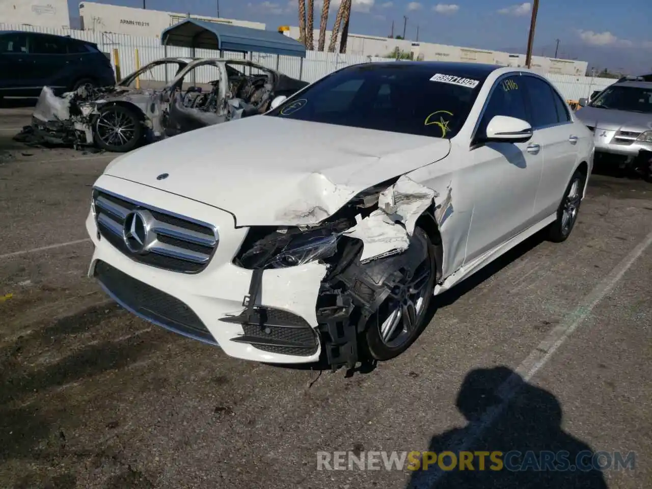 2 Photograph of a damaged car WDDZF6JB4KA616070 MERCEDES-BENZ E-CLASS 2019