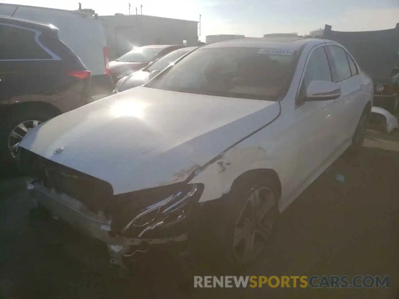 2 Photograph of a damaged car W1KZF8DB1LA849302 MERCEDES-BENZ E-CLASS 2020