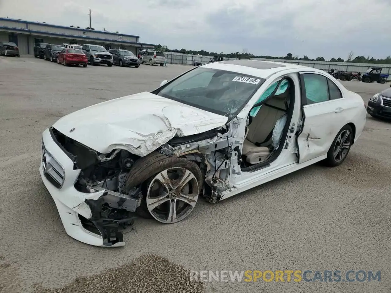 1 Photograph of a damaged car W1KZF8DB2LA764078 MERCEDES-BENZ E-CLASS 2020