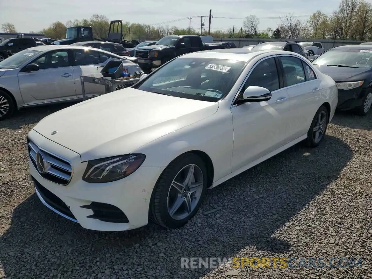 1 Photograph of a damaged car WDDZF6JB9LA734326 MERCEDES-BENZ E-CLASS 2020