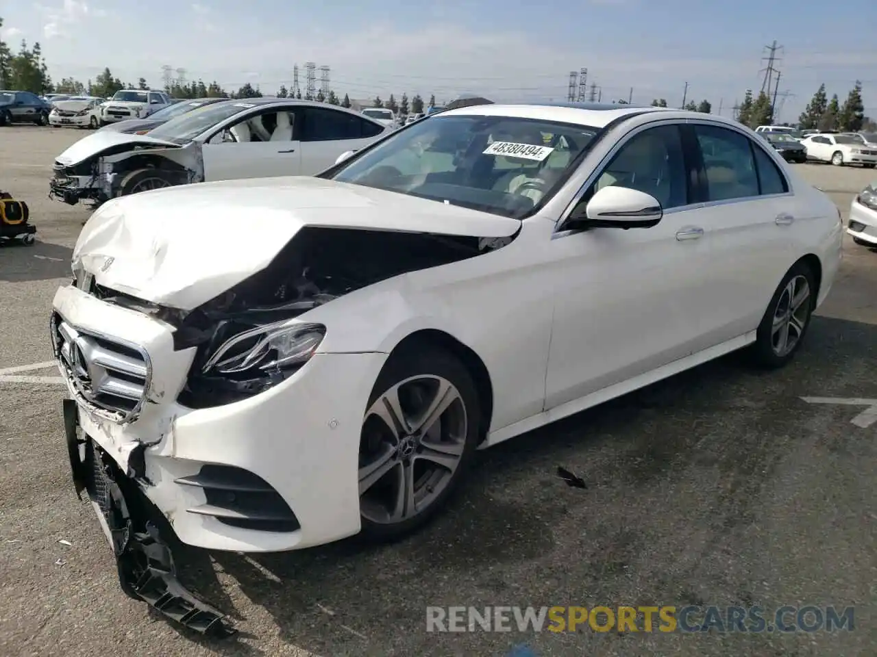 1 Photograph of a damaged car WDDZF8DB0LA727921 MERCEDES-BENZ E-CLASS 2020