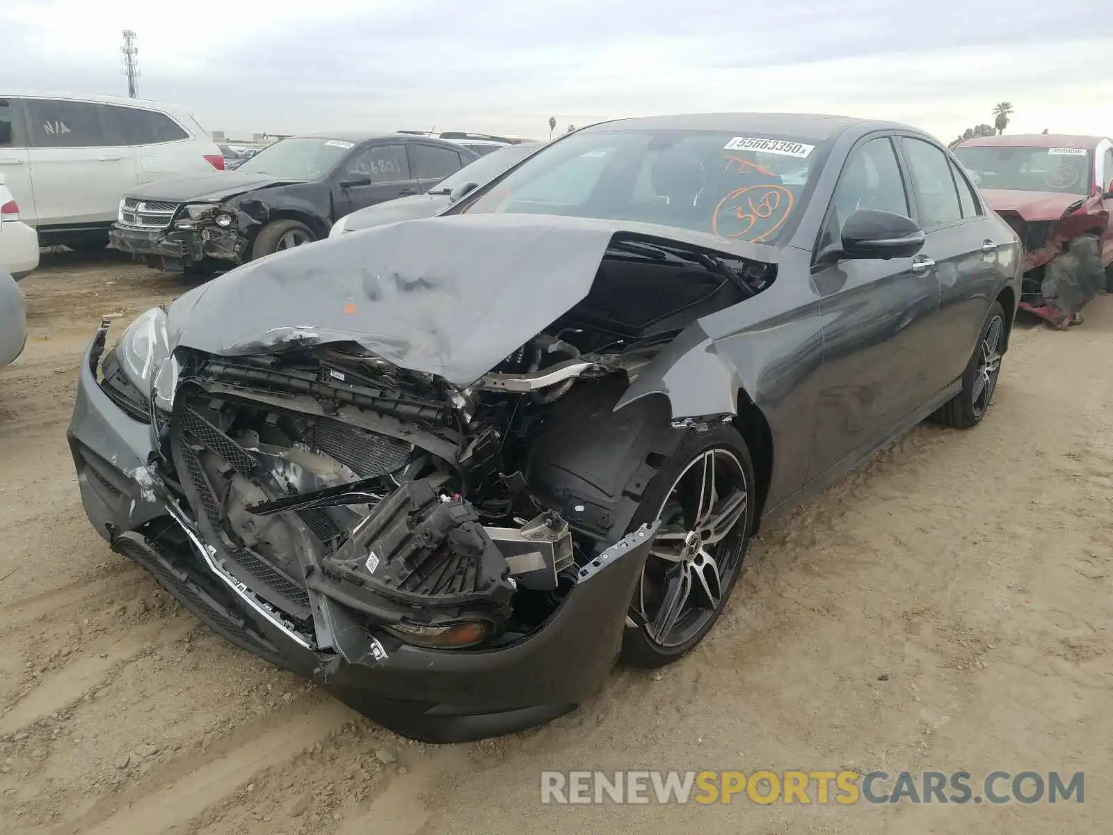 2 Photograph of a damaged car WDDZF8DBXLA722869 MERCEDES-BENZ E CLASS 2020