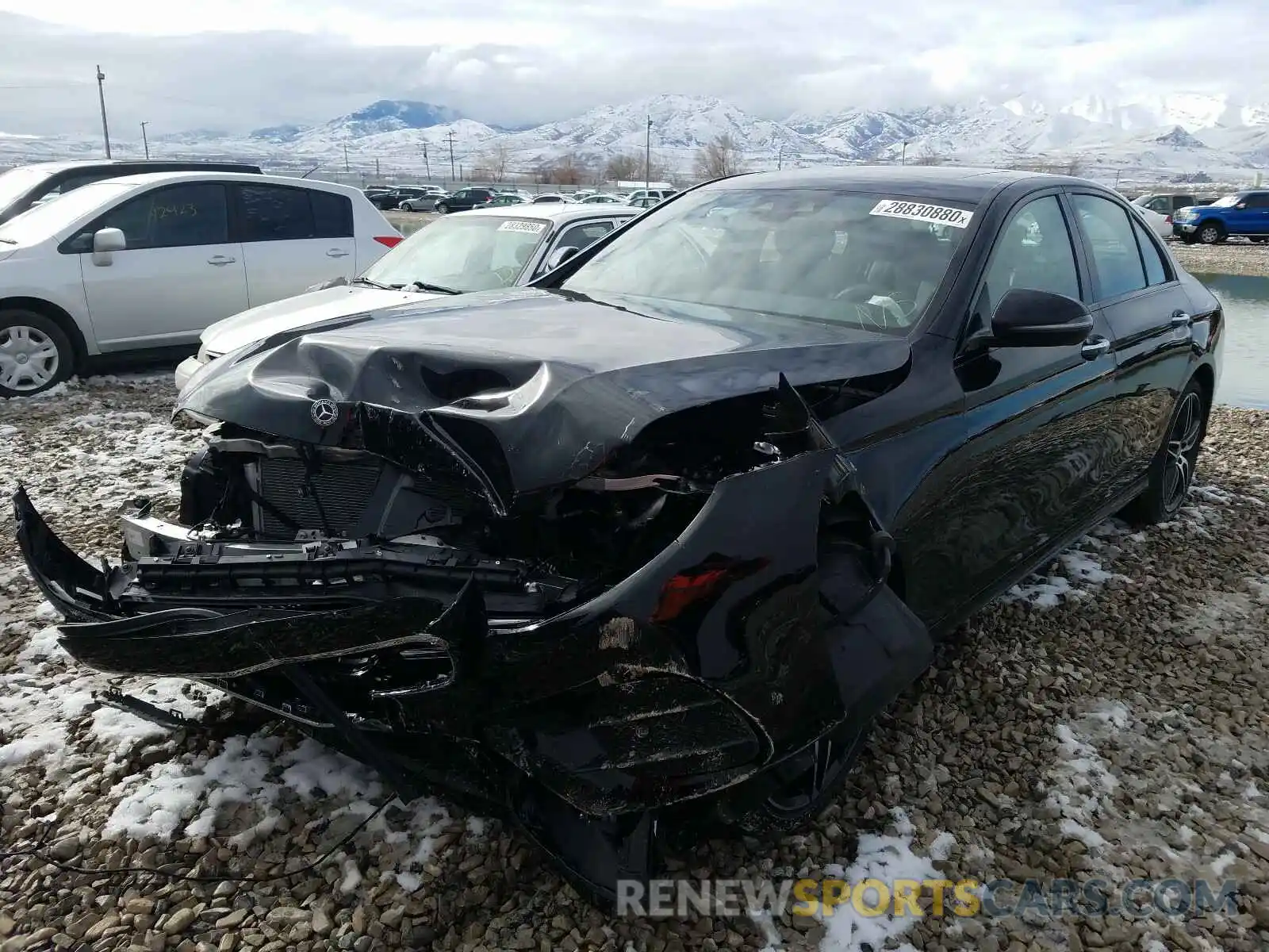 2 Photograph of a damaged car WDDZF8EB1LA698945 MERCEDES-BENZ E CLASS 2020