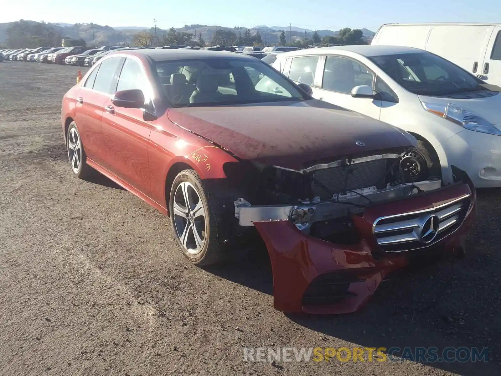 1 Photograph of a damaged car WDDZF8EB6LA733236 MERCEDES-BENZ E CLASS 2020