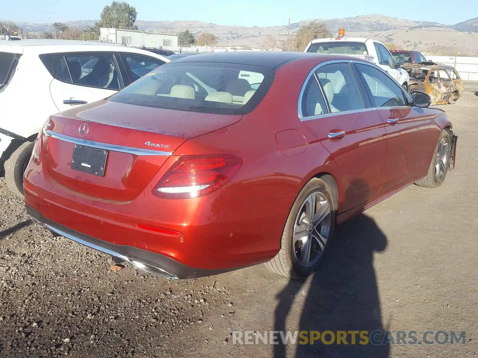 4 Photograph of a damaged car WDDZF8EB6LA733236 MERCEDES-BENZ E CLASS 2020