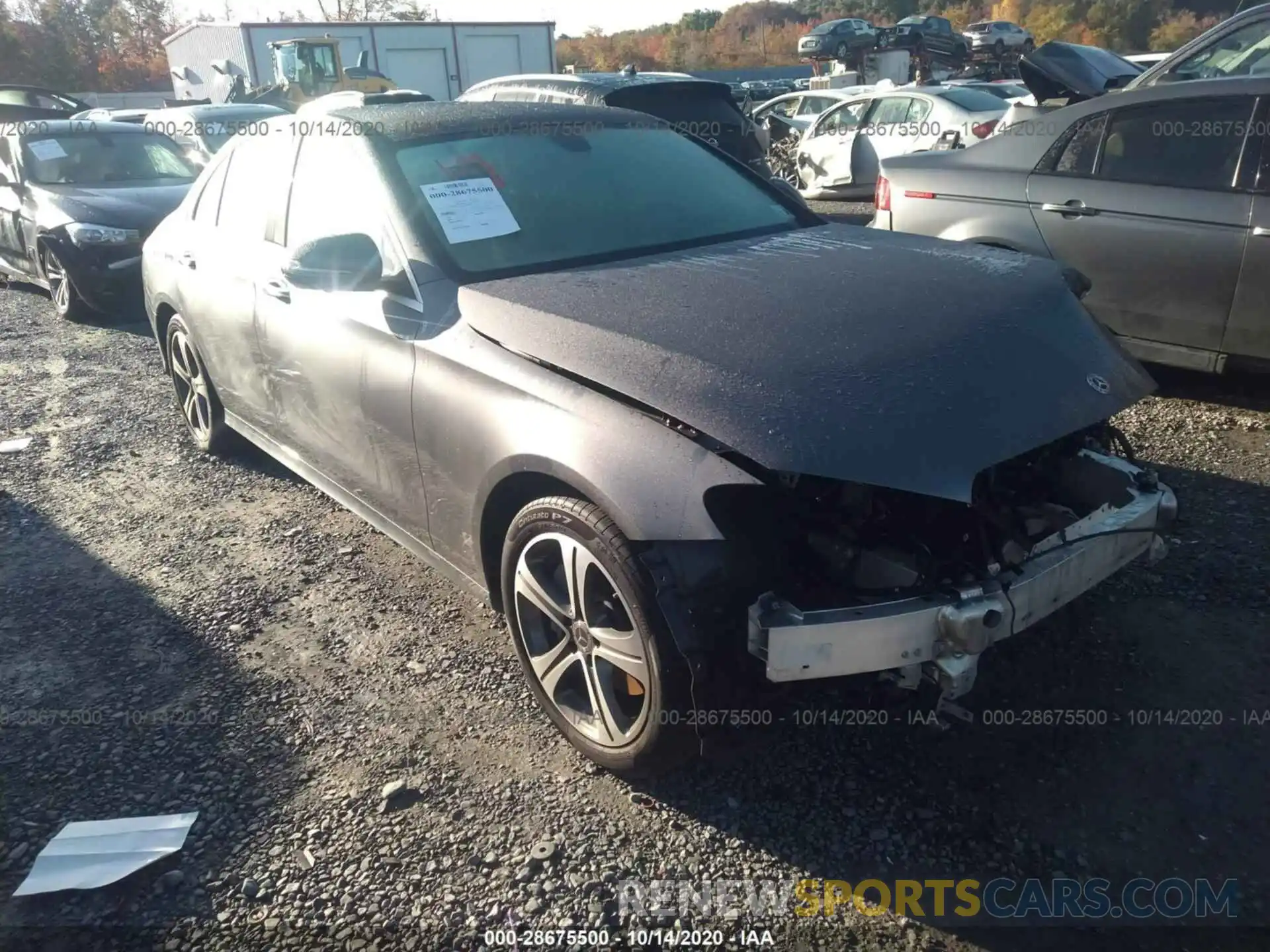 1 Photograph of a damaged car WDDZF8EBXLA699138 MERCEDES-BENZ E-CLASS 2020