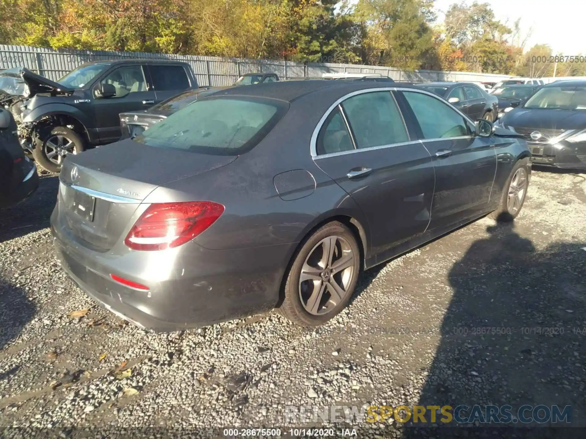 4 Photograph of a damaged car WDDZF8EBXLA699138 MERCEDES-BENZ E-CLASS 2020