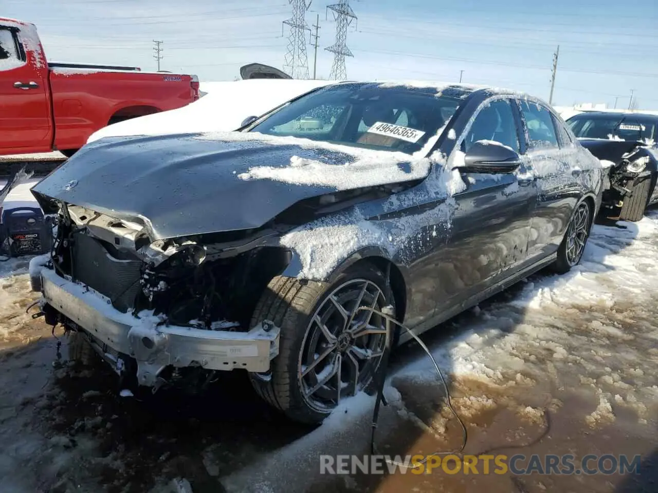 1 Photograph of a damaged car W1KZF5KB1MA999638 MERCEDES-BENZ E-CLASS 2021