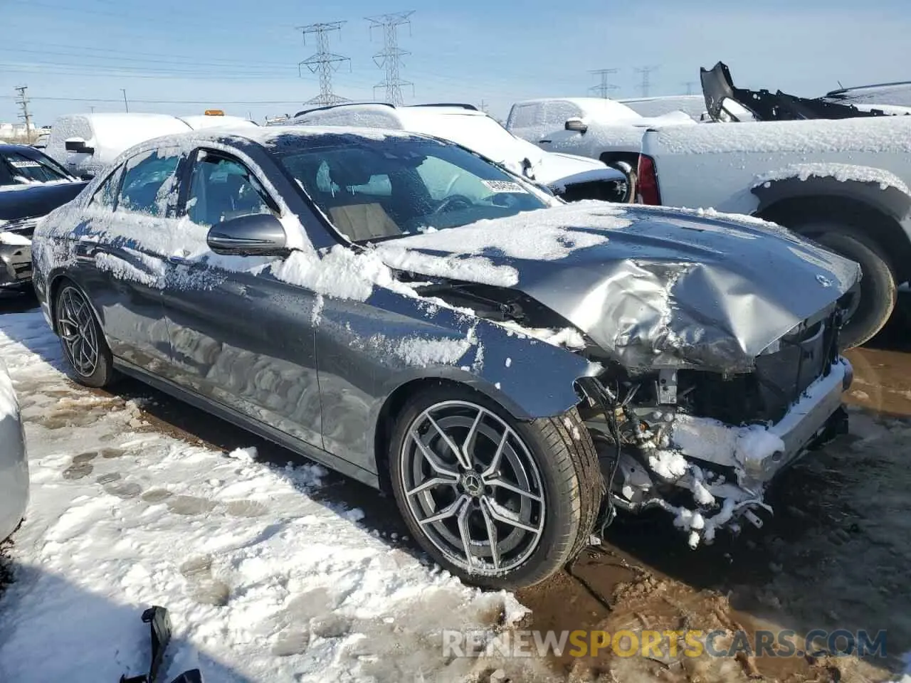4 Photograph of a damaged car W1KZF5KB1MA999638 MERCEDES-BENZ E-CLASS 2021
