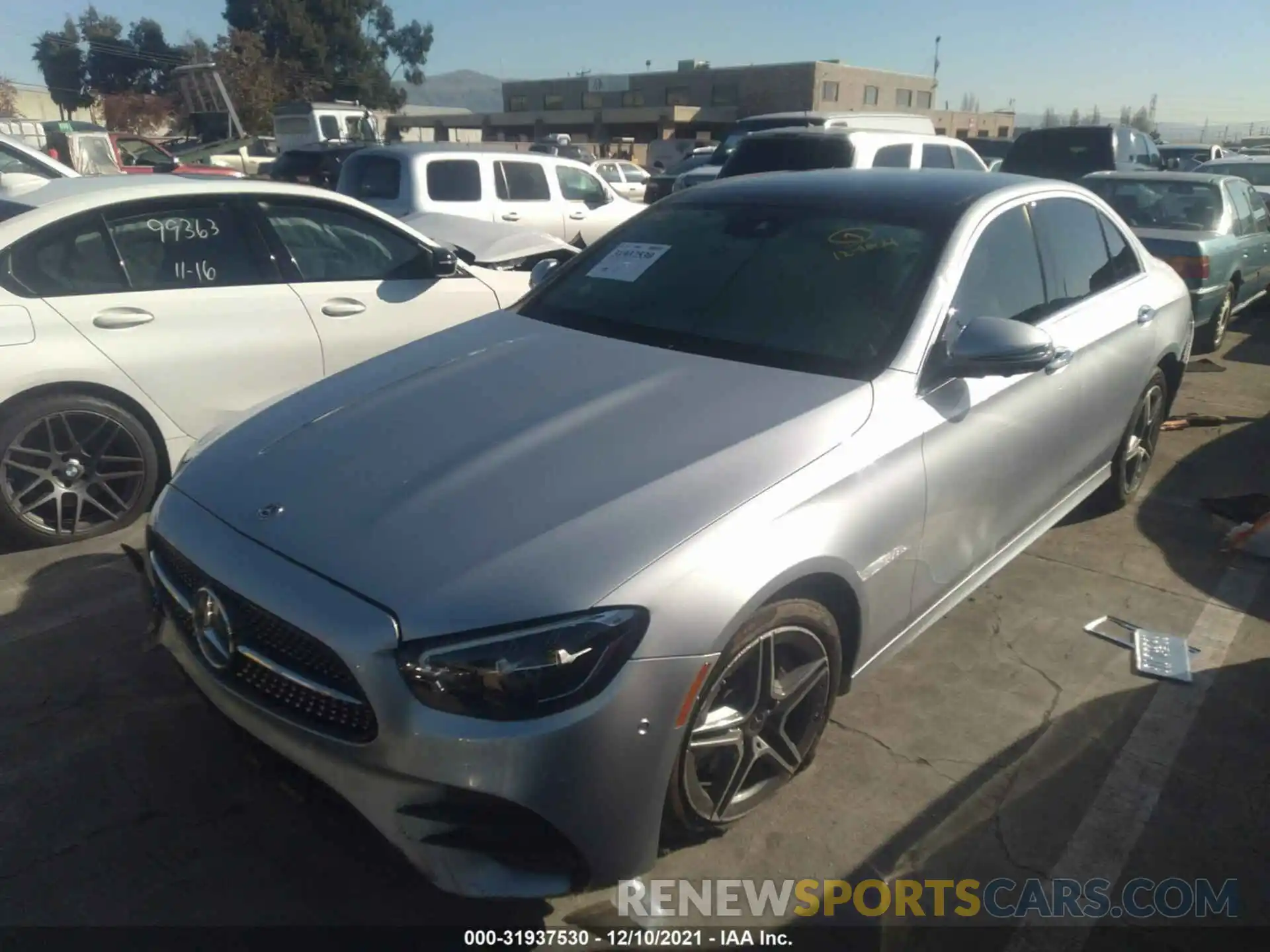 2 Photograph of a damaged car W1KZF5KB4MA879042 MERCEDES-BENZ E-CLASS 2021