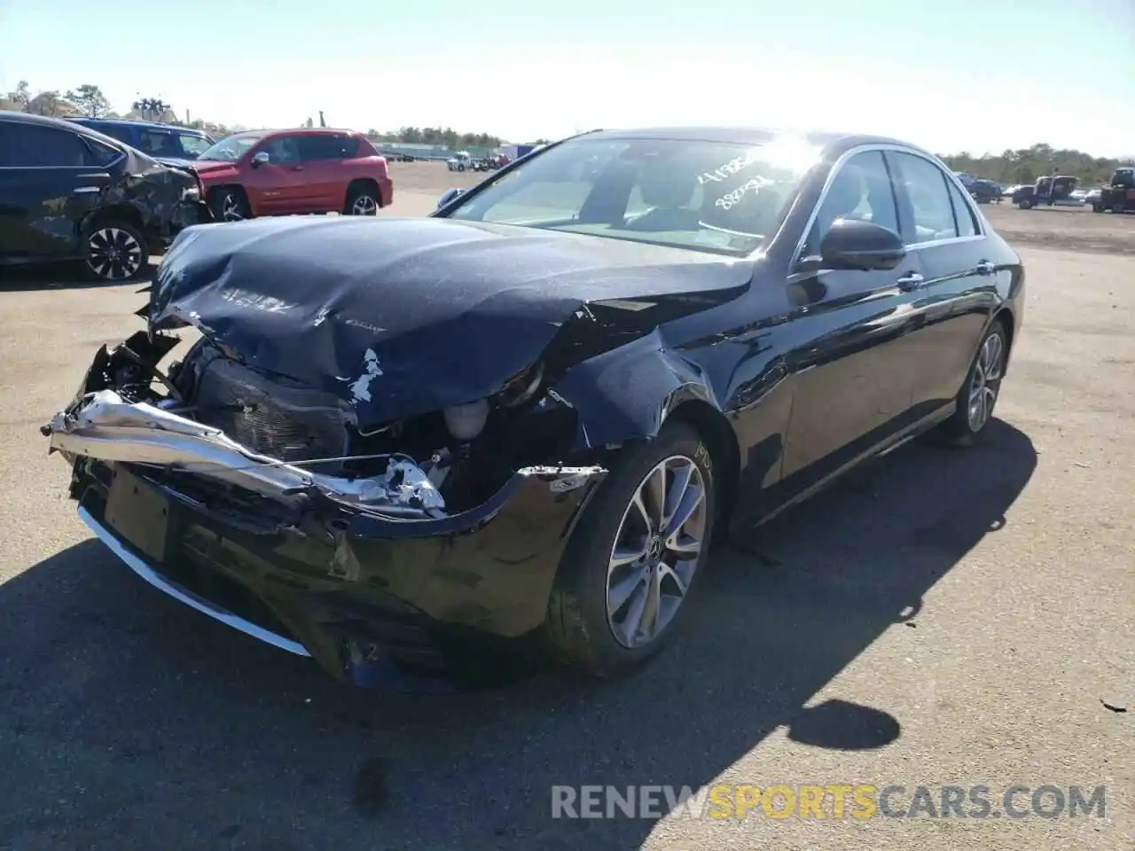 2 Photograph of a damaged car W1KZF5KB9MA880381 MERCEDES-BENZ E-CLASS 2021