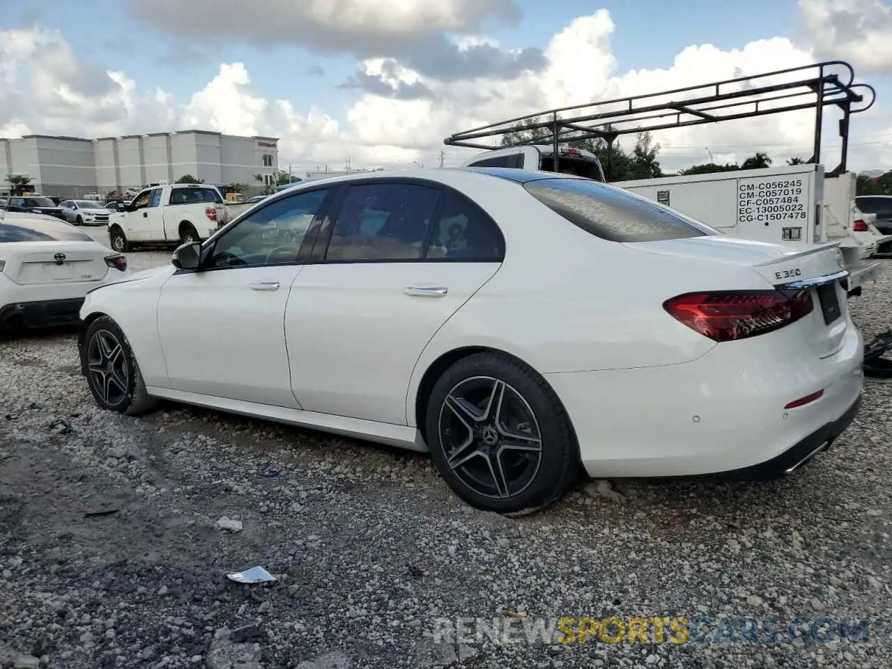 2 Photograph of a damaged car W1KZF8DB1MA921245 MERCEDES-BENZ E-CLASS 2021
