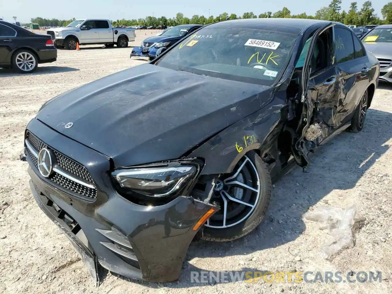 2 Photograph of a damaged car W1KZF8DB1MA983146 MERCEDES-BENZ E-CLASS 2021