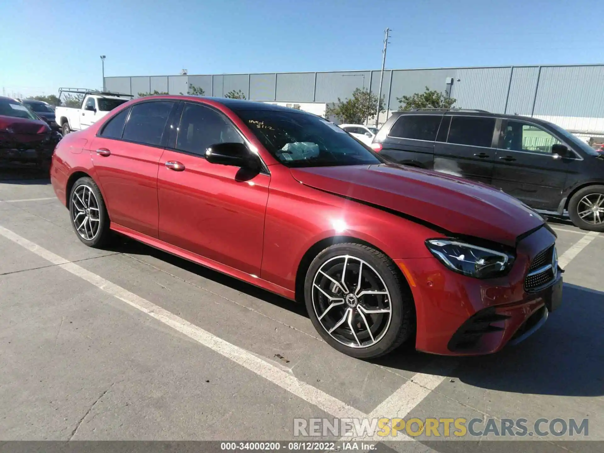 1 Photograph of a damaged car W1KZF8DB5MA947475 MERCEDES-BENZ E-CLASS 2021