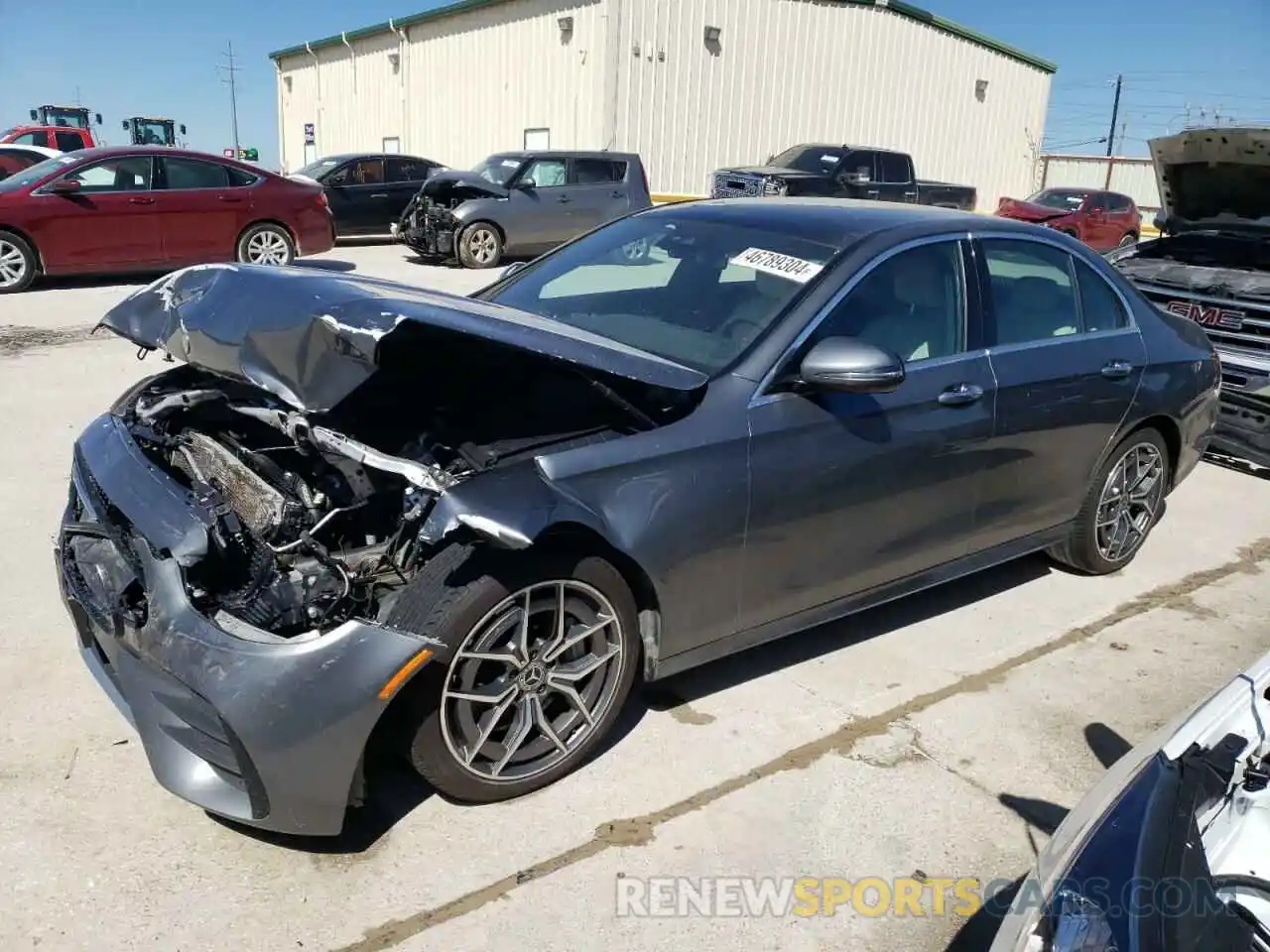 1 Photograph of a damaged car W1KZF8DB7MA922898 MERCEDES-BENZ E-CLASS 2021