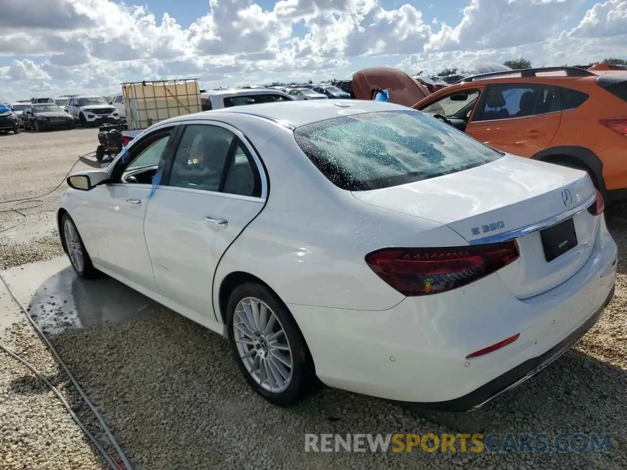 2 Photograph of a damaged car W1KZF8DB9MA908310 MERCEDES-BENZ E-CLASS 2021