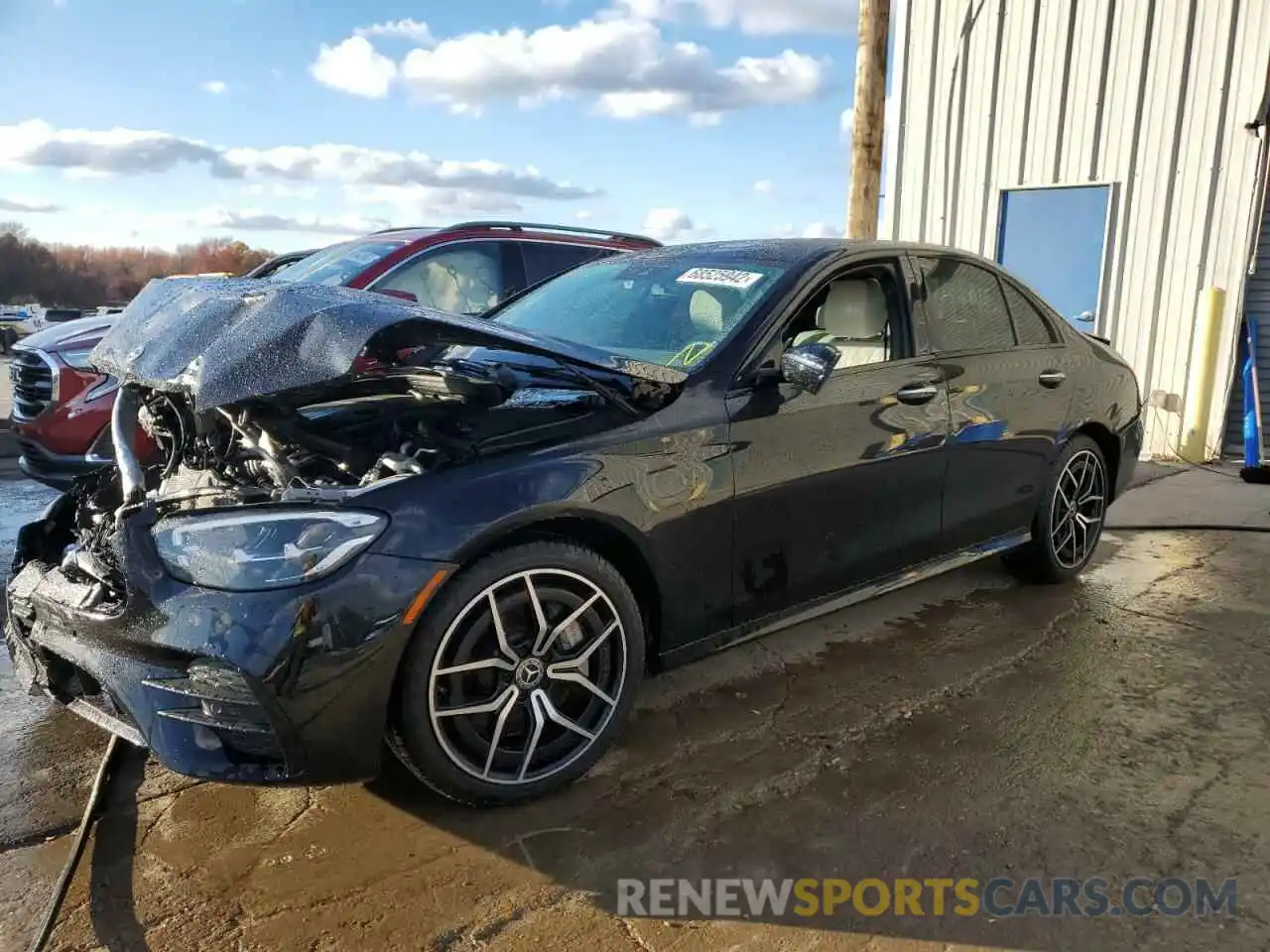 1 Photograph of a damaged car W1KZF8DB9MA964909 MERCEDES-BENZ E-CLASS 2021