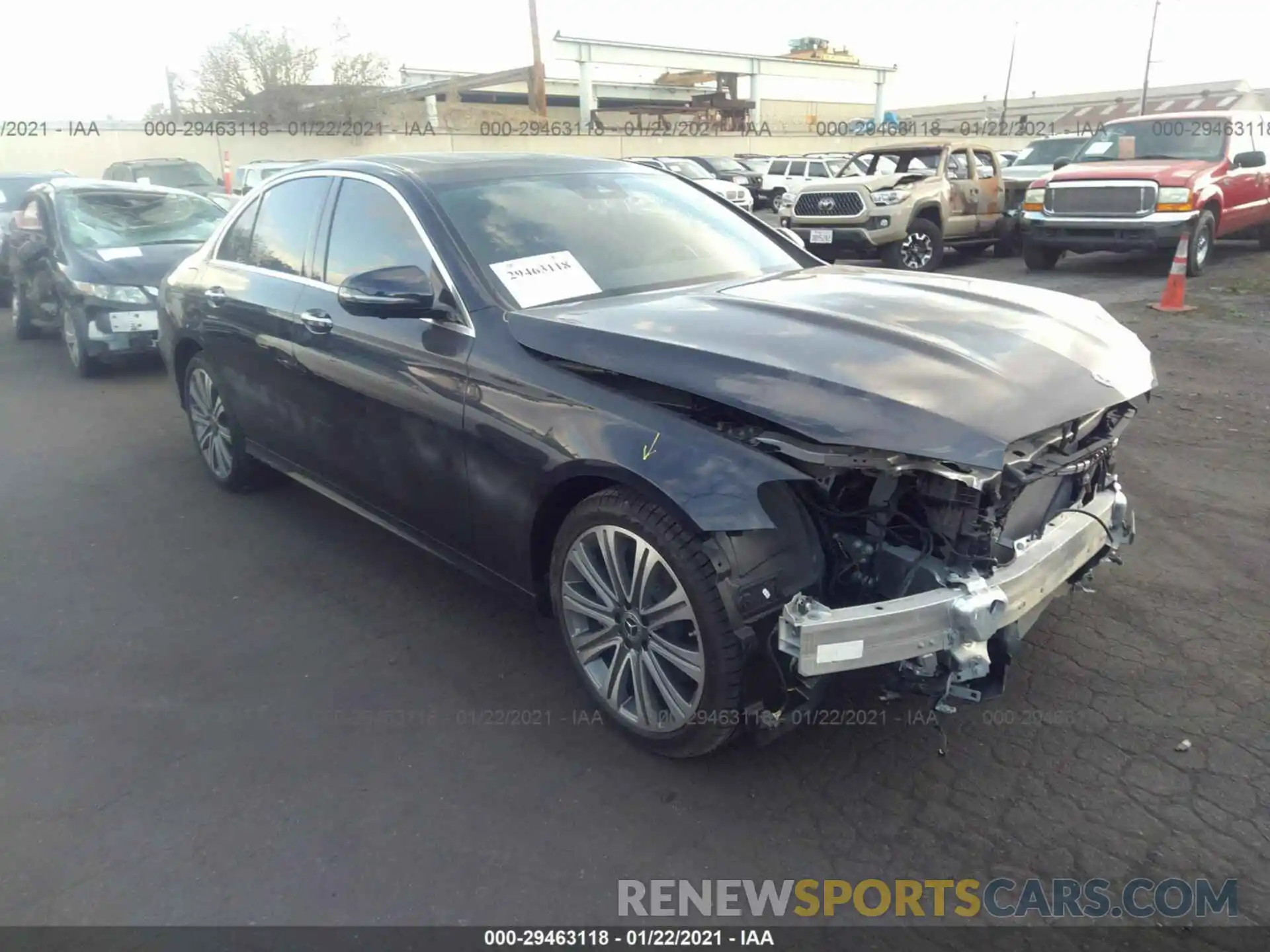 1 Photograph of a damaged car W1KZF8DBXMA905769 MERCEDES-BENZ E-CLASS 2021