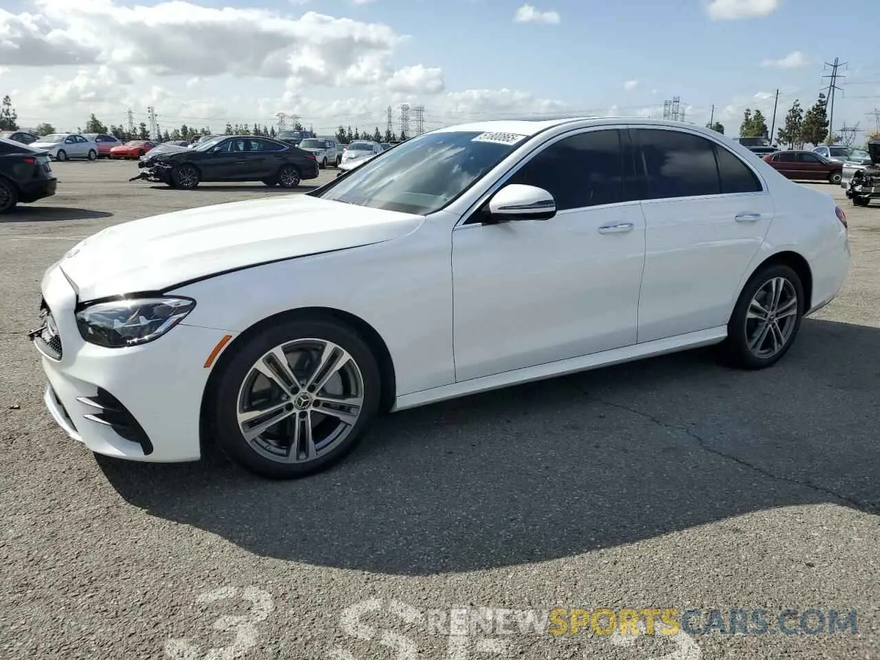 1 Photograph of a damaged car W1KZF8DBXMA920854 MERCEDES-BENZ E-CLASS 2021
