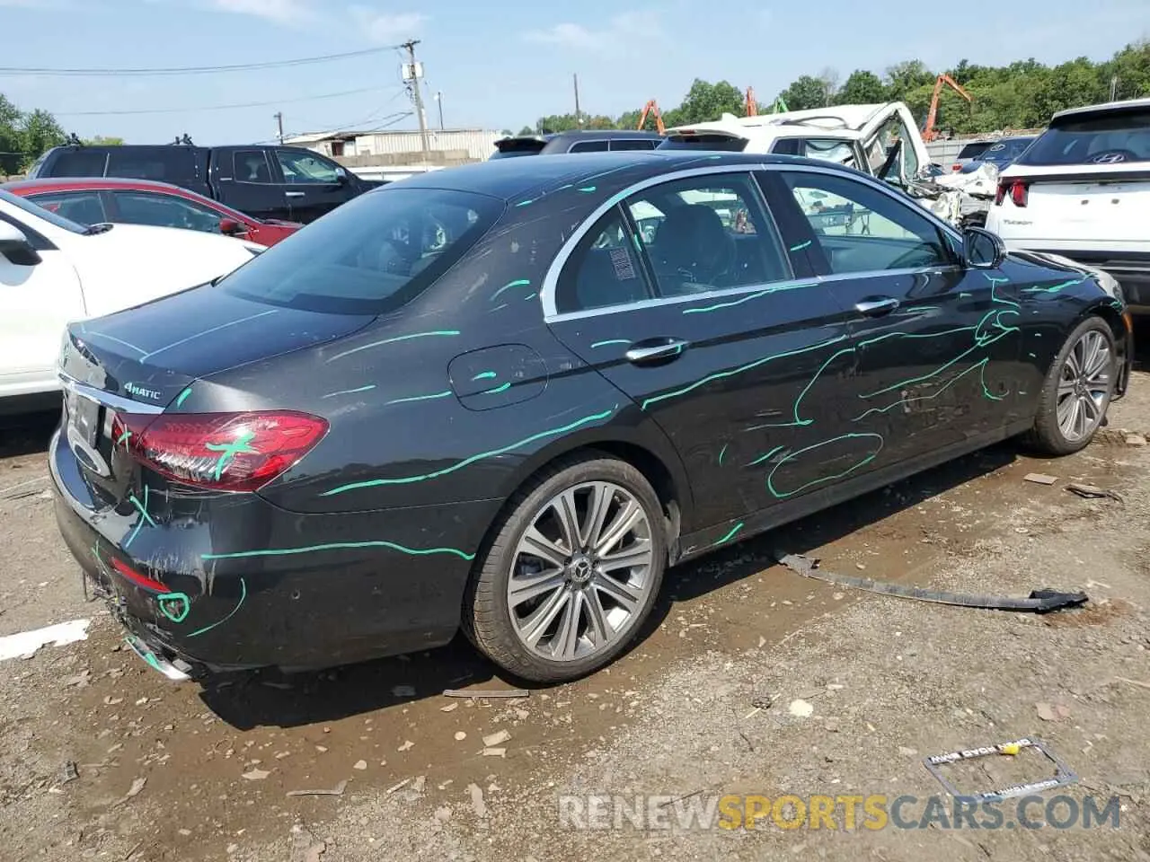 3 Photograph of a damaged car W1KZF8EB1MA926699 MERCEDES-BENZ E-CLASS 2021