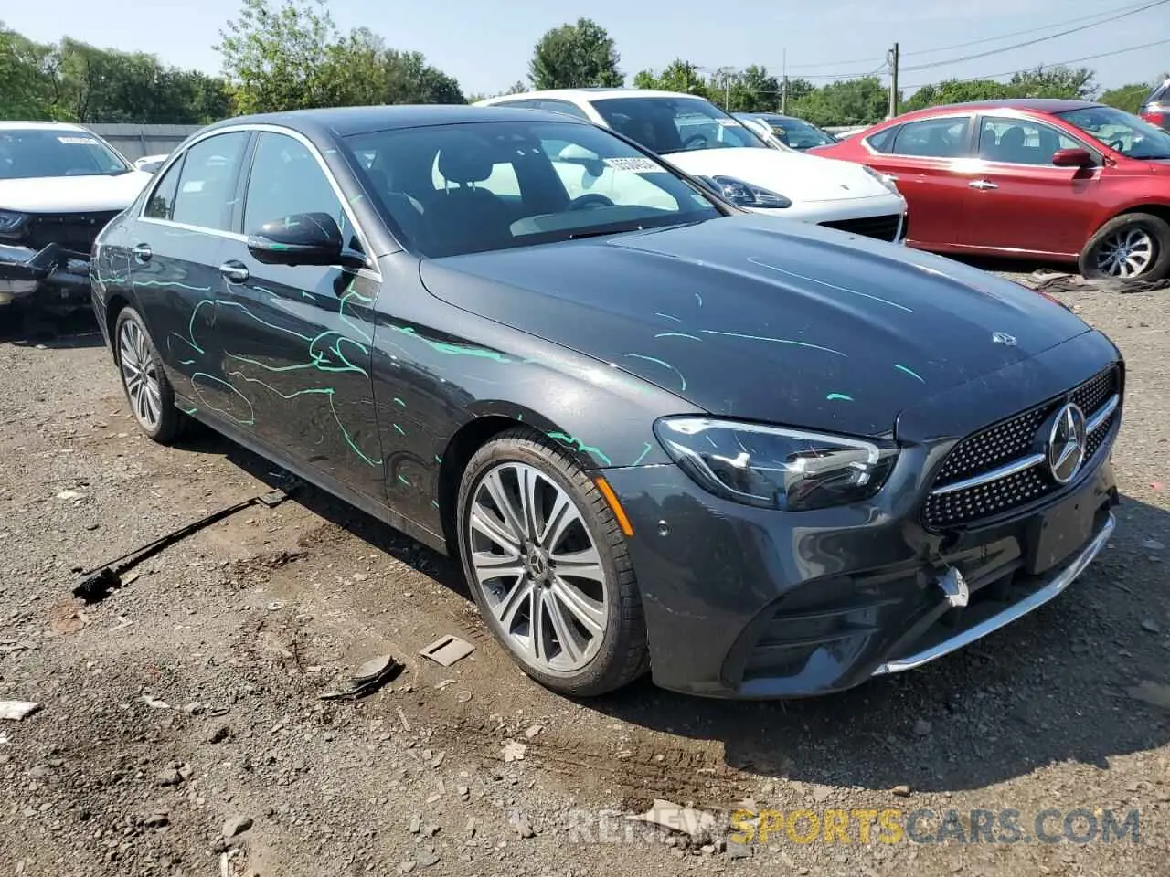 4 Photograph of a damaged car W1KZF8EB1MA926699 MERCEDES-BENZ E-CLASS 2021