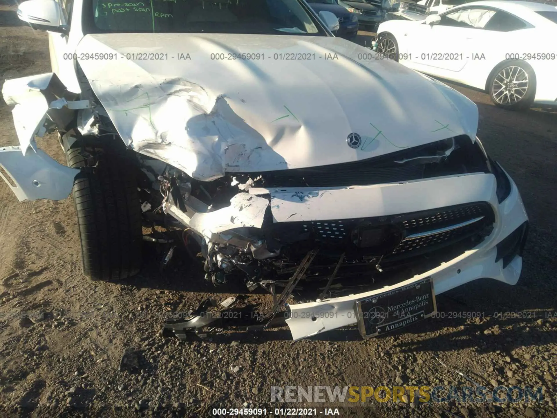 6 Photograph of a damaged car W1KZF8EB2MA920197 MERCEDES-BENZ E-CLASS 2021