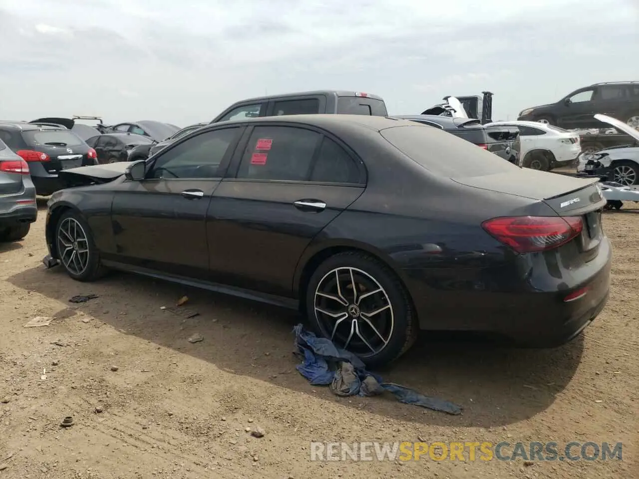 2 Photograph of a damaged car W1KZF8EB2MA930583 MERCEDES-BENZ E-CLASS 2021