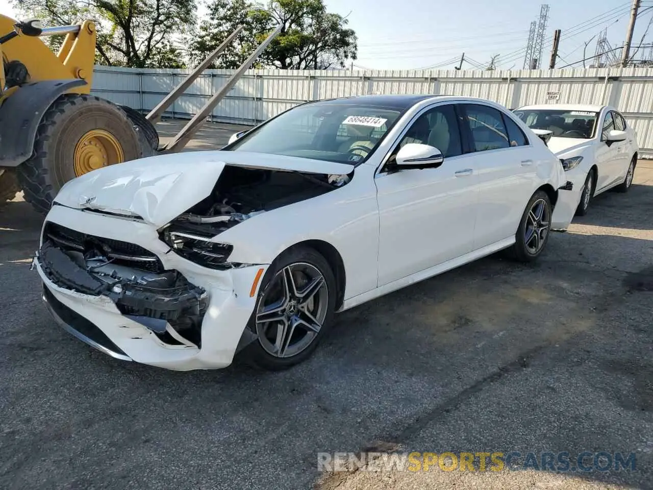 1 Photograph of a damaged car W1KZF8EB2MA960084 MERCEDES-BENZ E-CLASS 2021