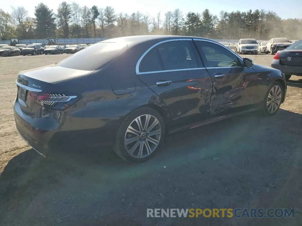 3 Photograph of a damaged car W1KZF8EB2MB000788 MERCEDES-BENZ E-CLASS 2021