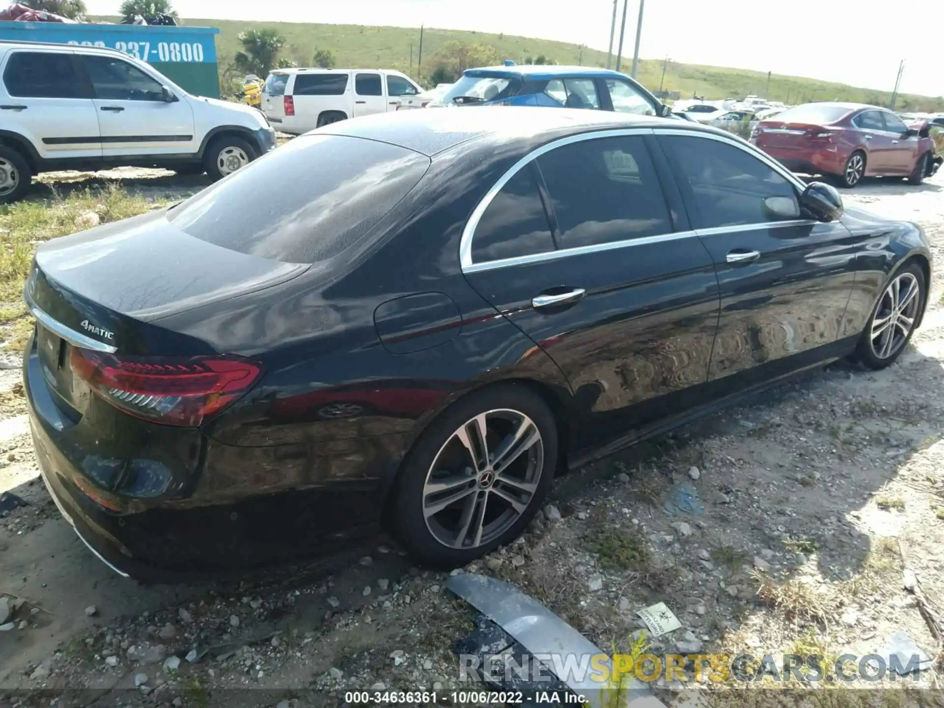 4 Photograph of a damaged car W1KZF8EB3MA923870 MERCEDES-BENZ E-CLASS 2021