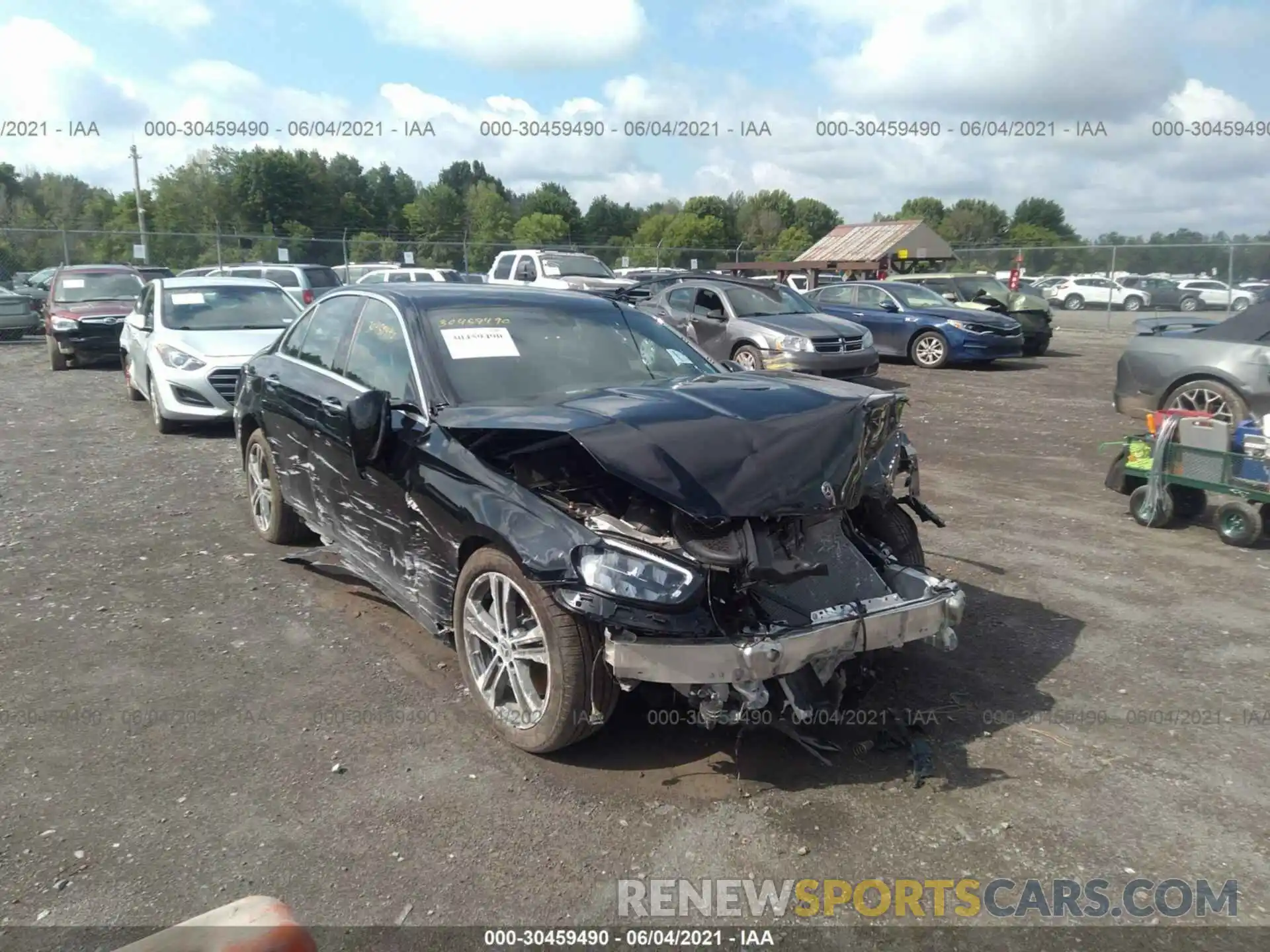 6 Photograph of a damaged car W1KZF8EB5MA886630 MERCEDES-BENZ E-CLASS 2021