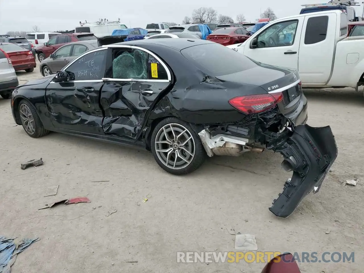2 Photograph of a damaged car W1KZF8EB5MA892184 MERCEDES-BENZ E-CLASS 2021