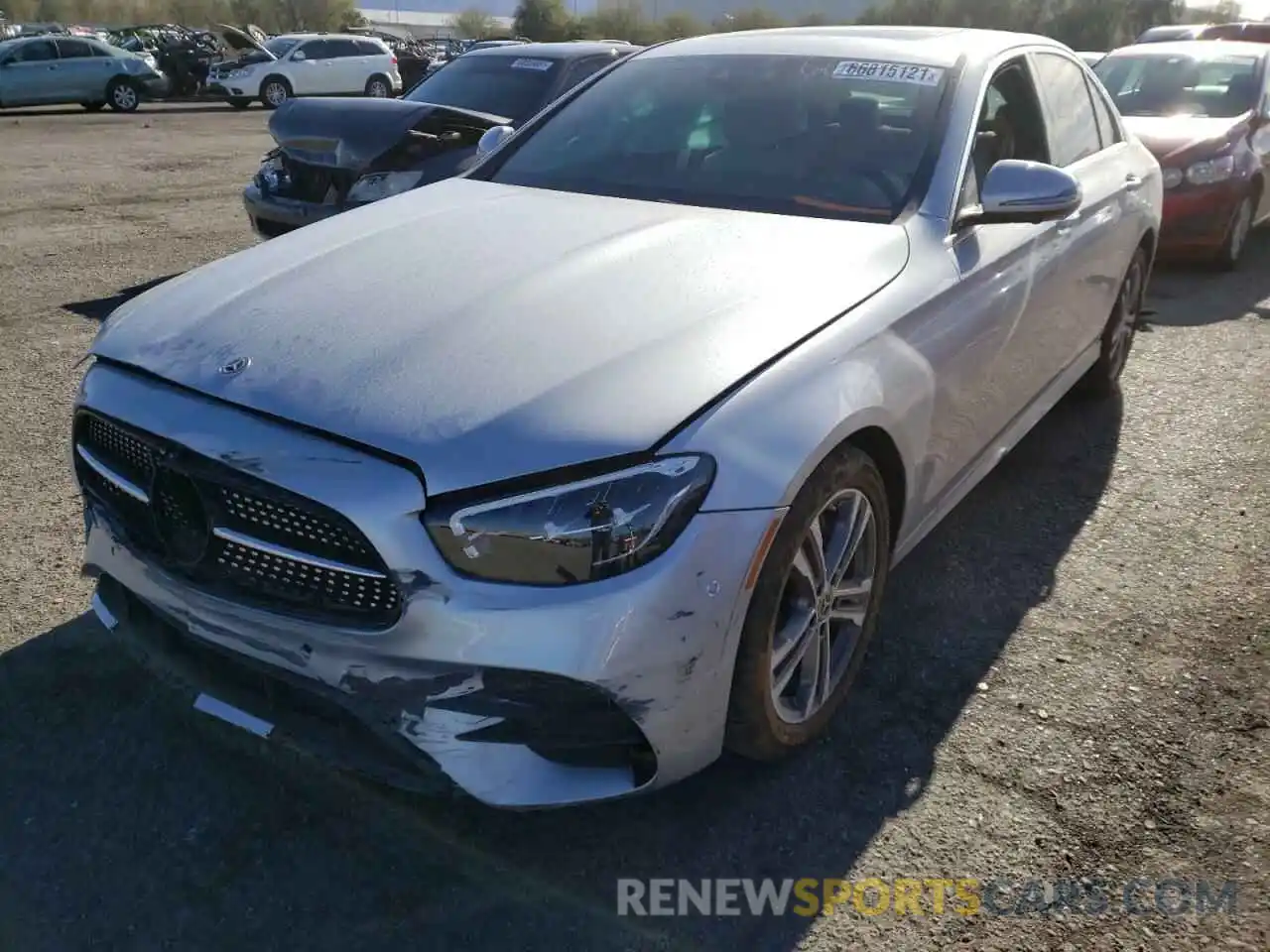 2 Photograph of a damaged car W1KZF8EB6MA929436 MERCEDES-BENZ E-CLASS 2021