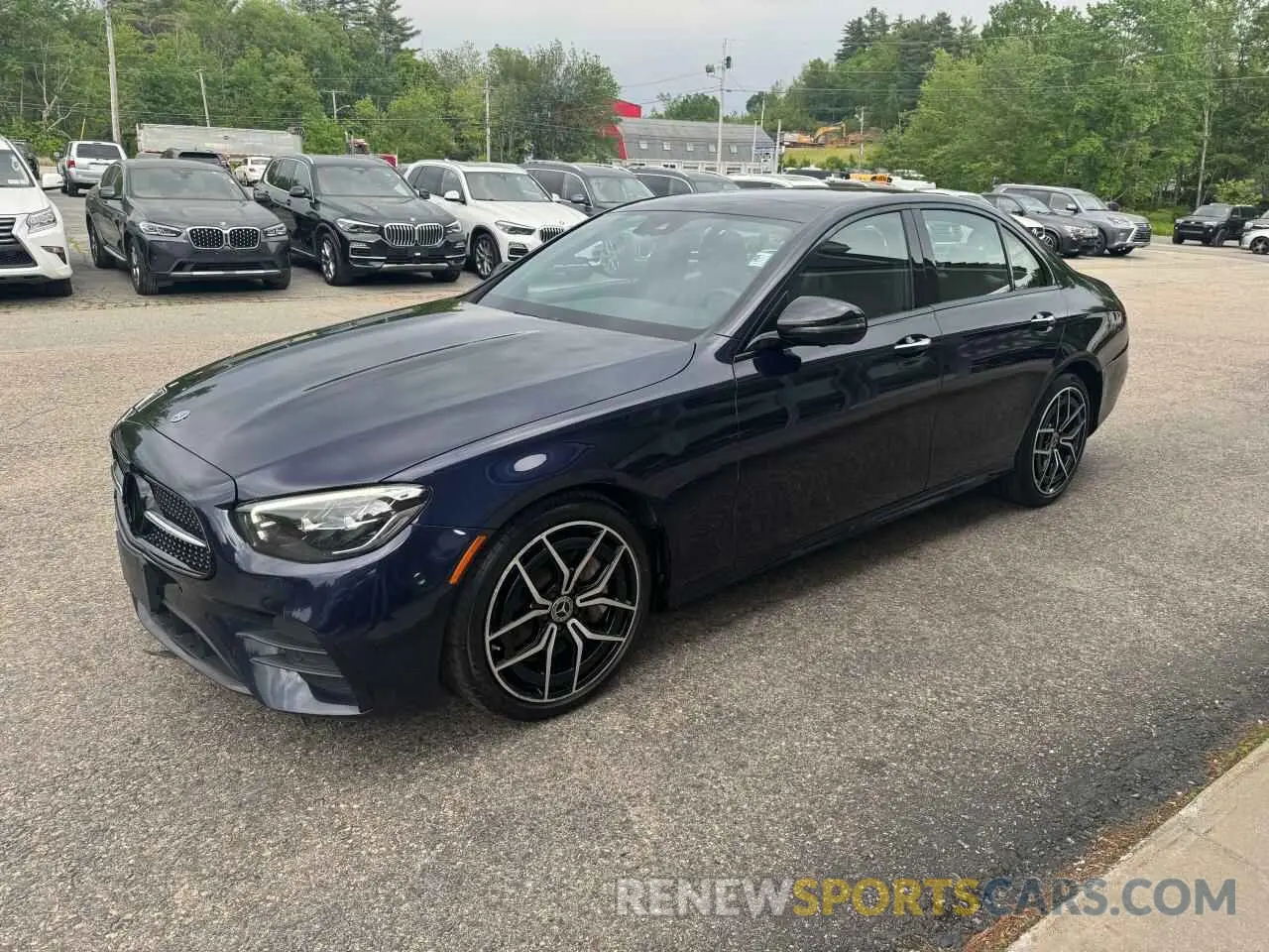 2 Photograph of a damaged car W1KZF8EB6MA973873 MERCEDES-BENZ E-CLASS 2021