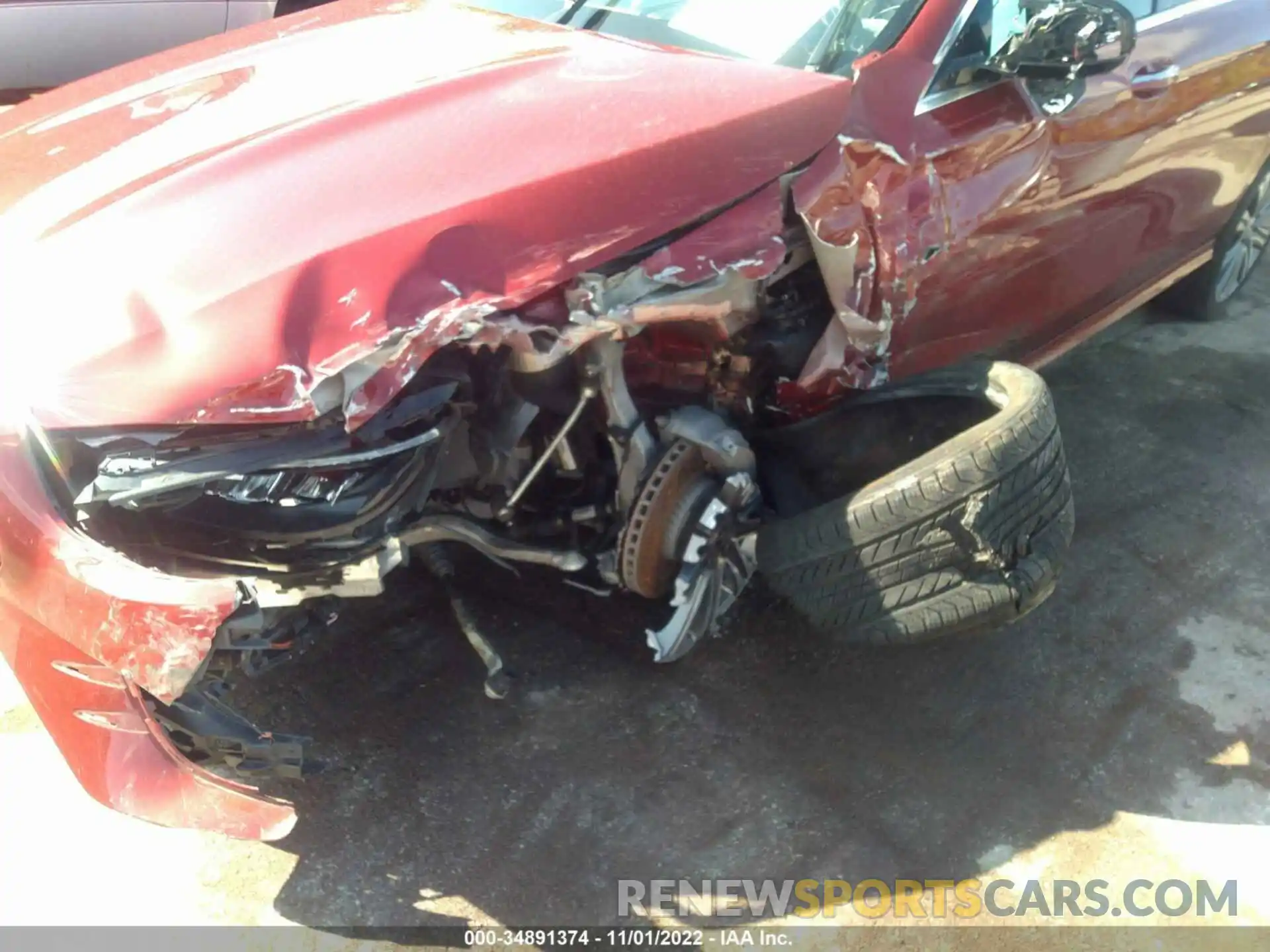 6 Photograph of a damaged car W1KZF8EB7MB004898 MERCEDES-BENZ E-CLASS 2021