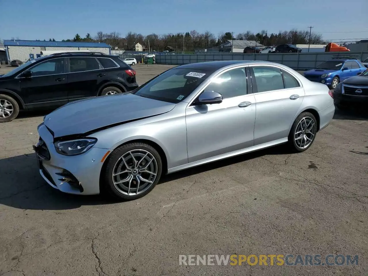 1 Photograph of a damaged car W1KZF8EB9MA875615 MERCEDES-BENZ E-CLASS 2021