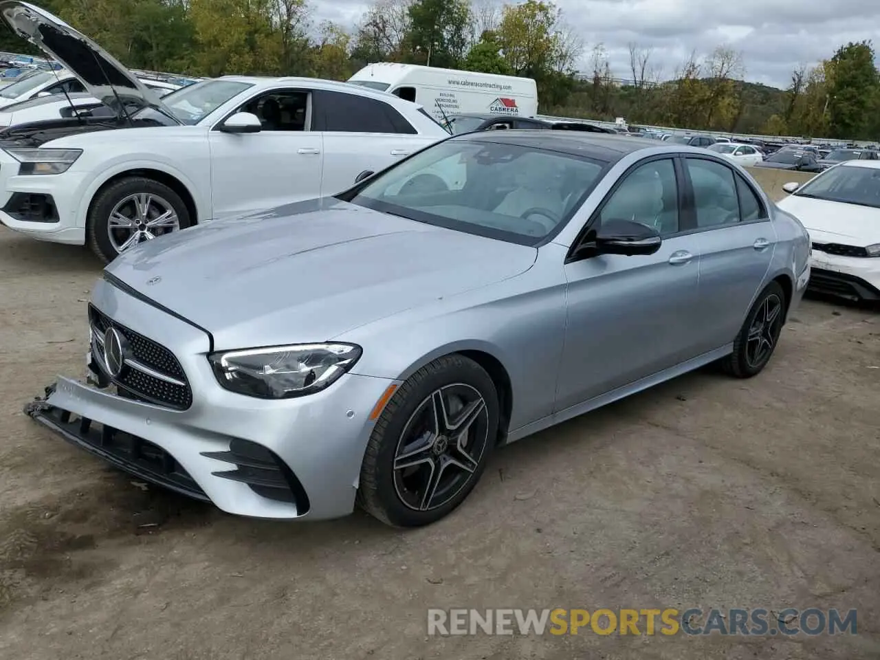 1 Photograph of a damaged car W1KZF8EBXMA955926 MERCEDES-BENZ E-CLASS 2021