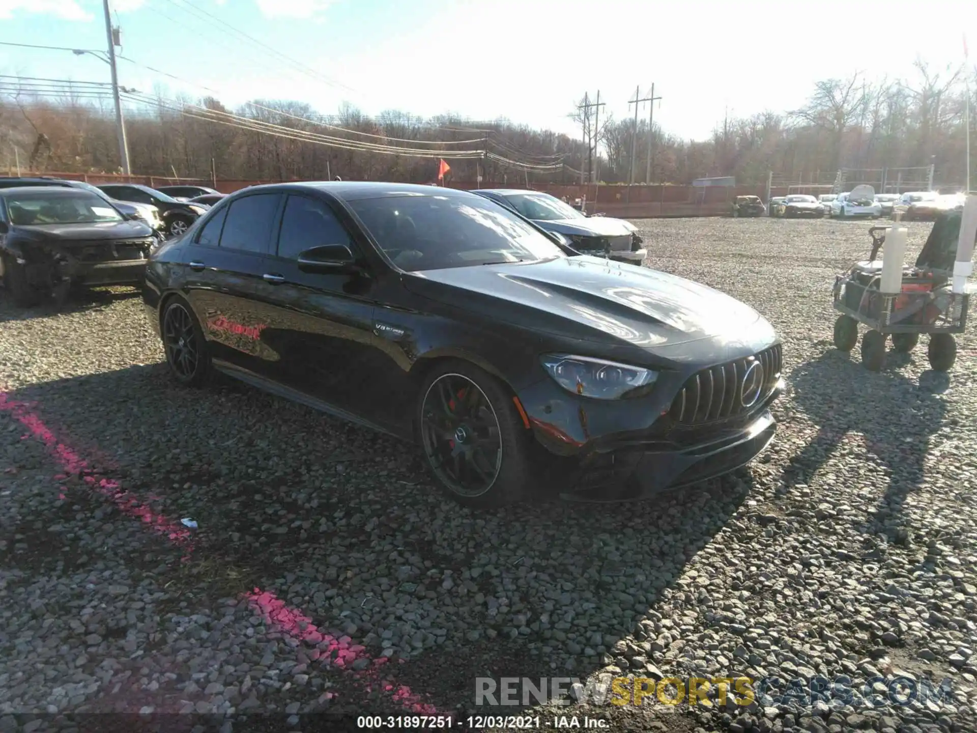 1 Photograph of a damaged car W1KZF8KB3MA931701 MERCEDES-BENZ E-CLASS 2021