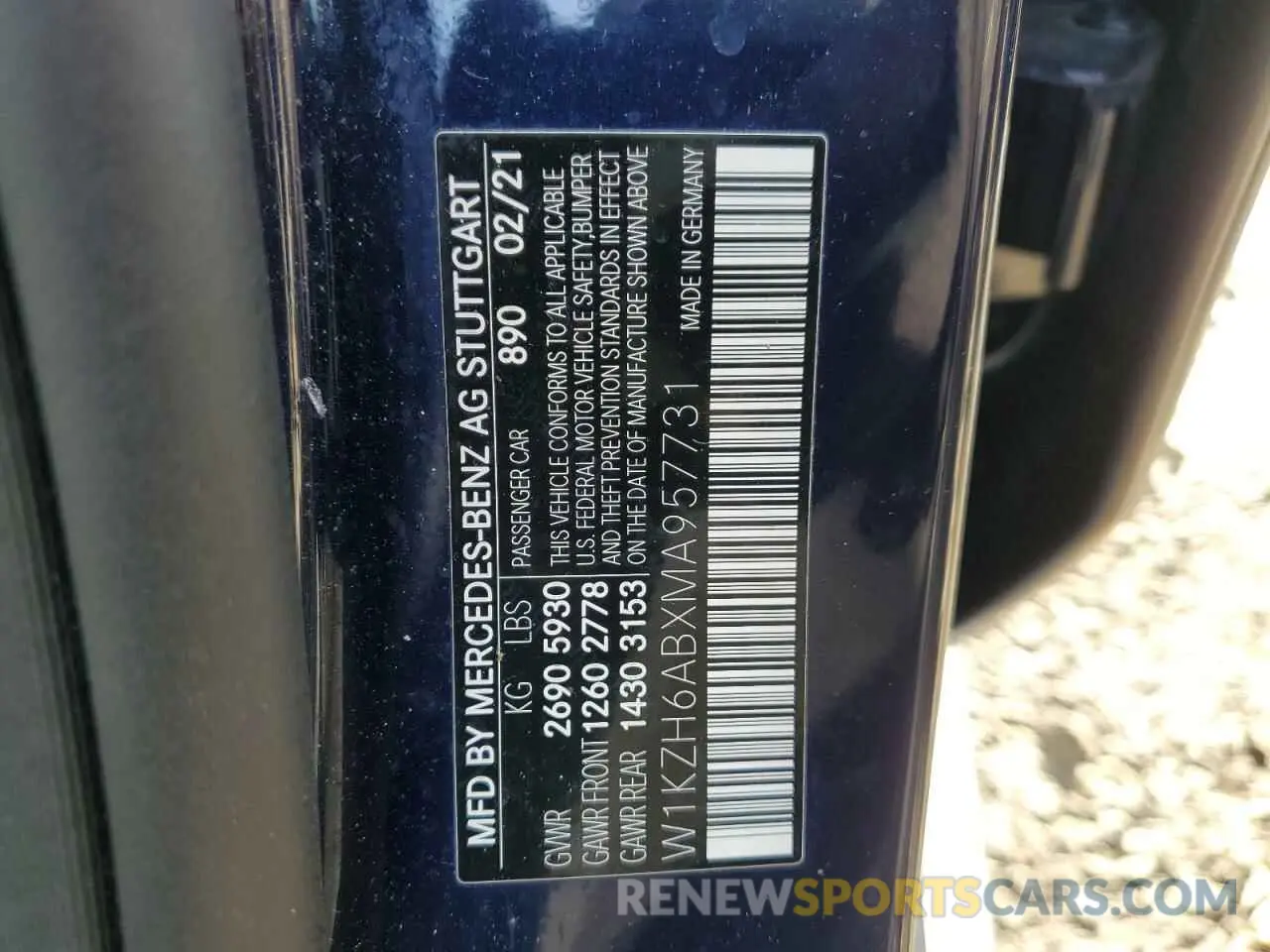 13 Photograph of a damaged car W1KZH6ABXMA957731 MERCEDES-BENZ E-CLASS 2021